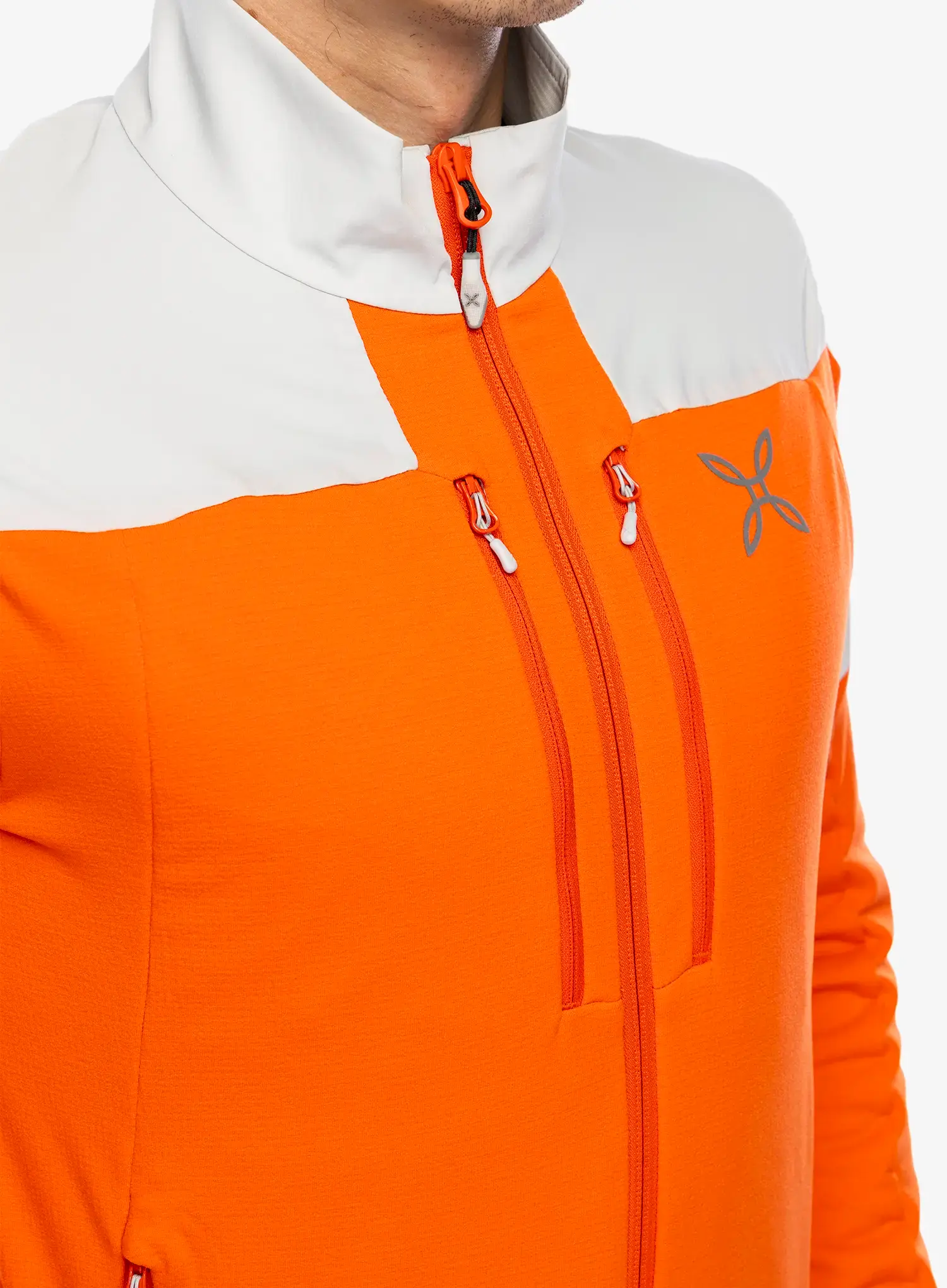 Dukserica Montura Force Maglia - orange/quiet grey