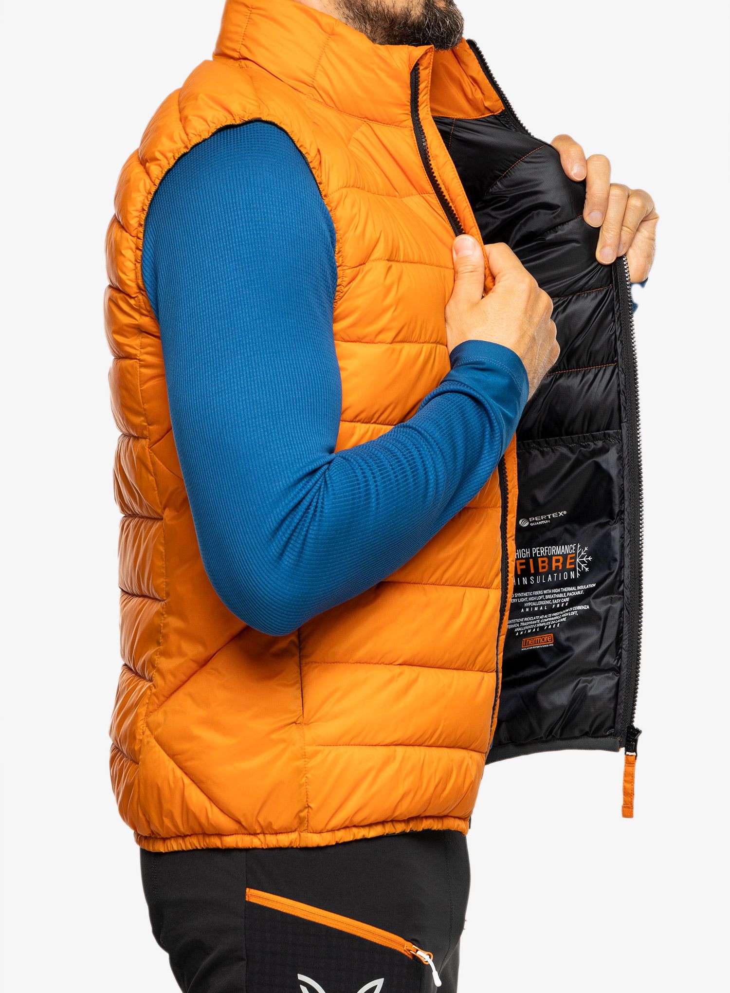 Prsluk s postavom Montura Garda Vest - mandarine