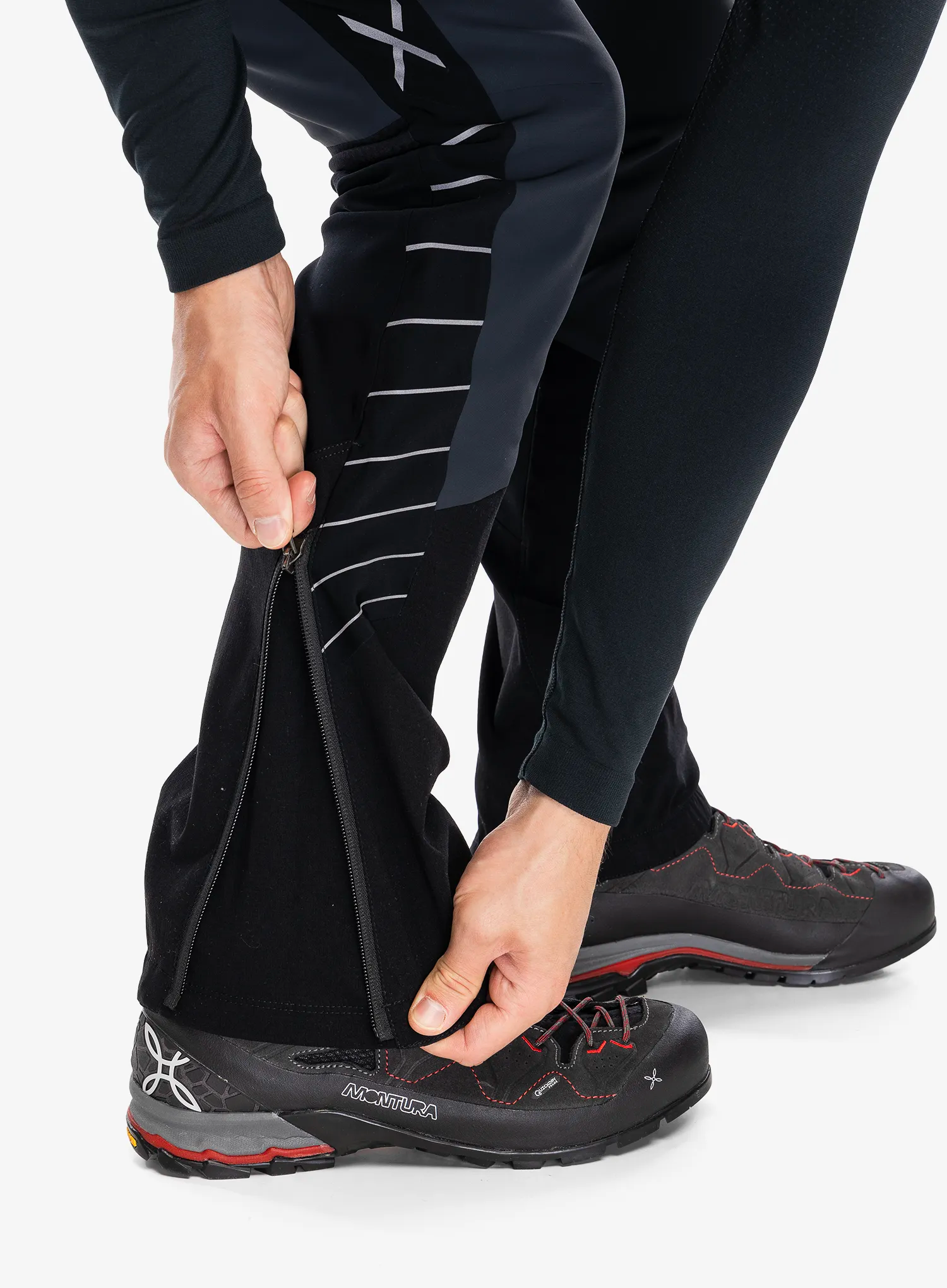 Planinarske hlače Montura Inox Pants - mid grey/orange