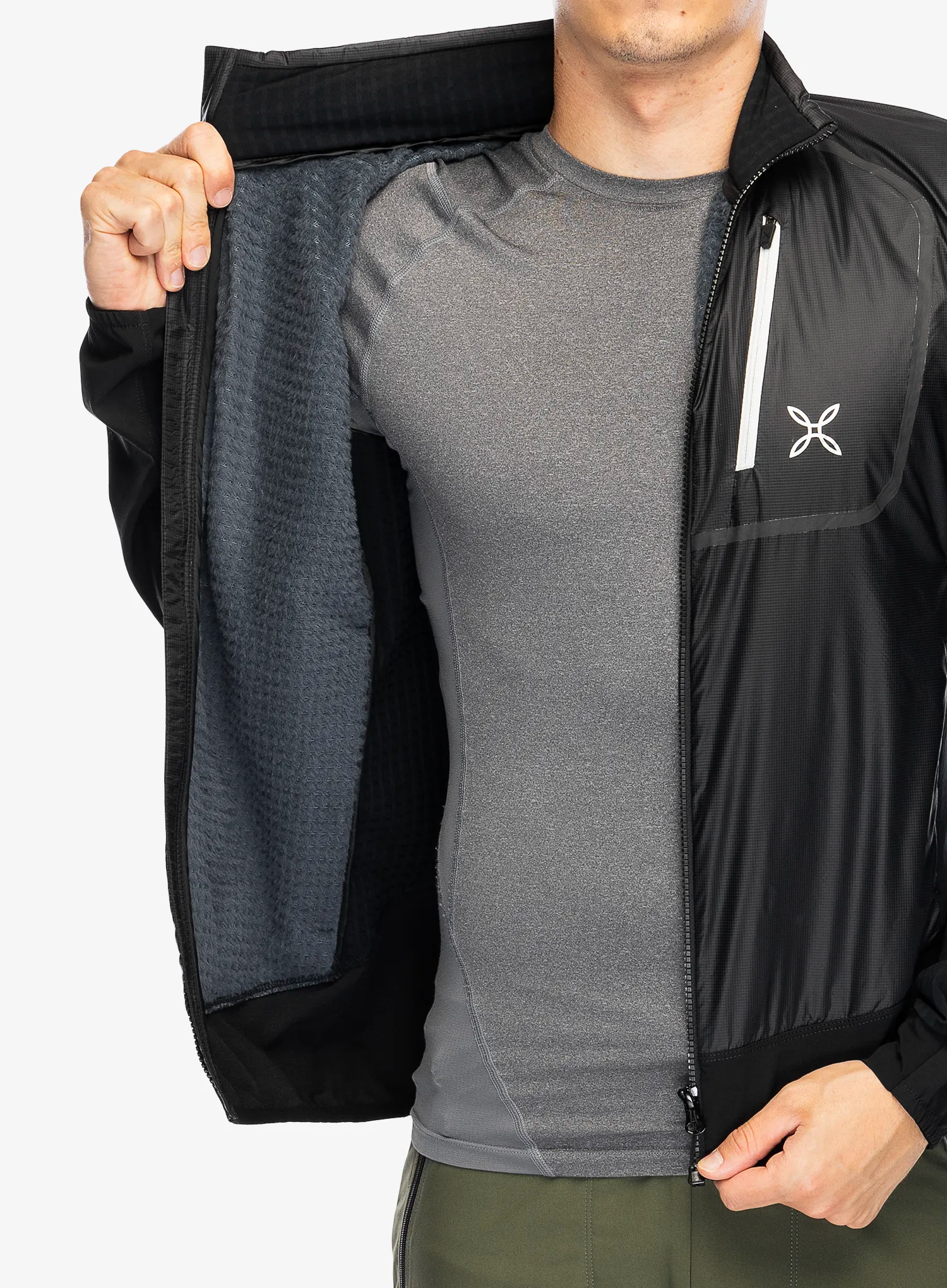 Hibridna jakna Montura Insight Hybrid 2 Jacket - black/quiet grey