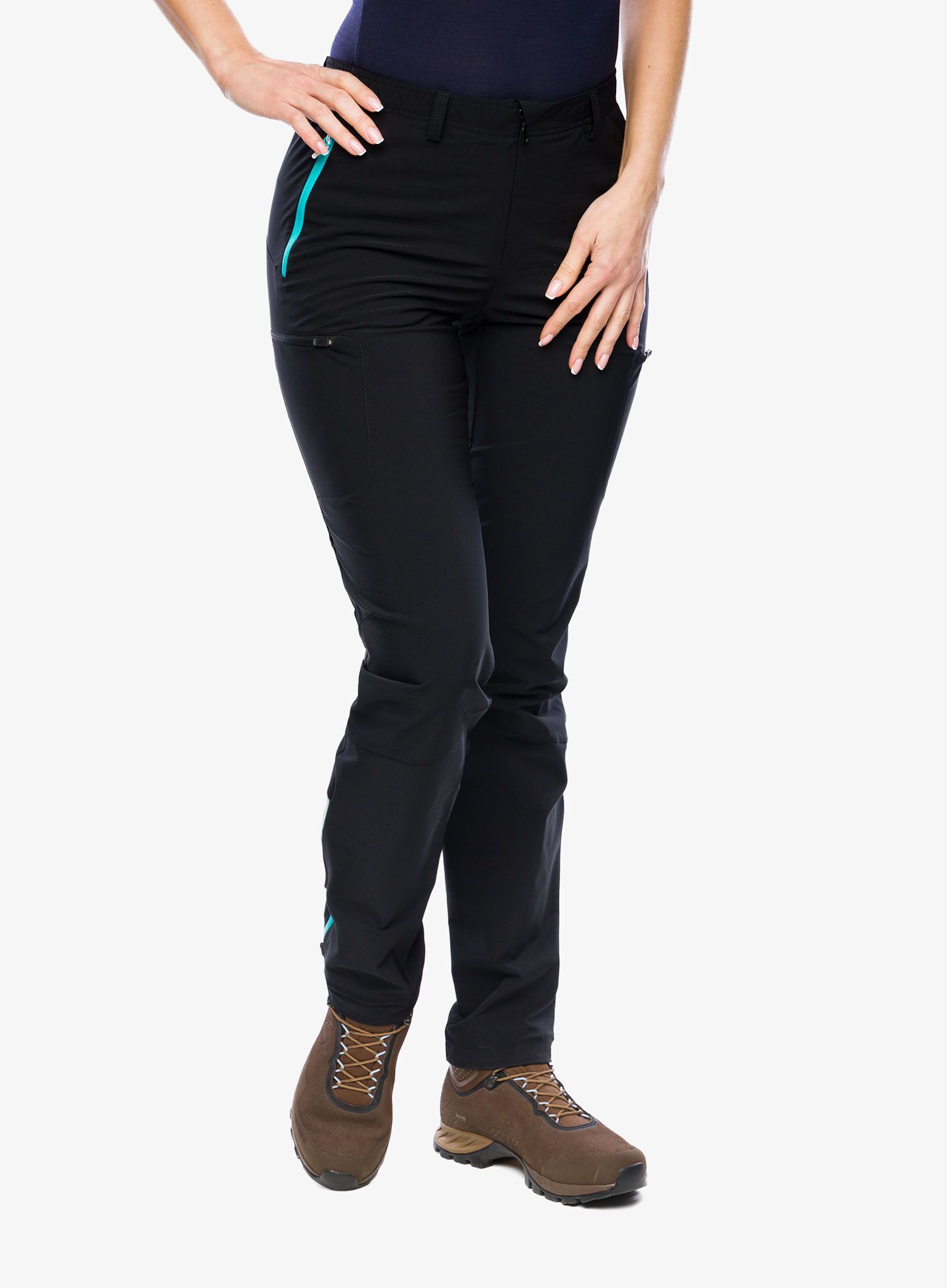 Ženske trekking hlače Montura Ledge Pants - black/blue