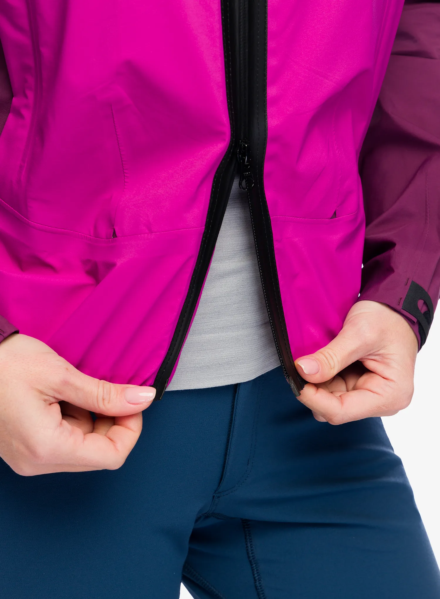 Ženska jakna za planine Montura Magic 2.0 Jacket - baton rouge/wine red