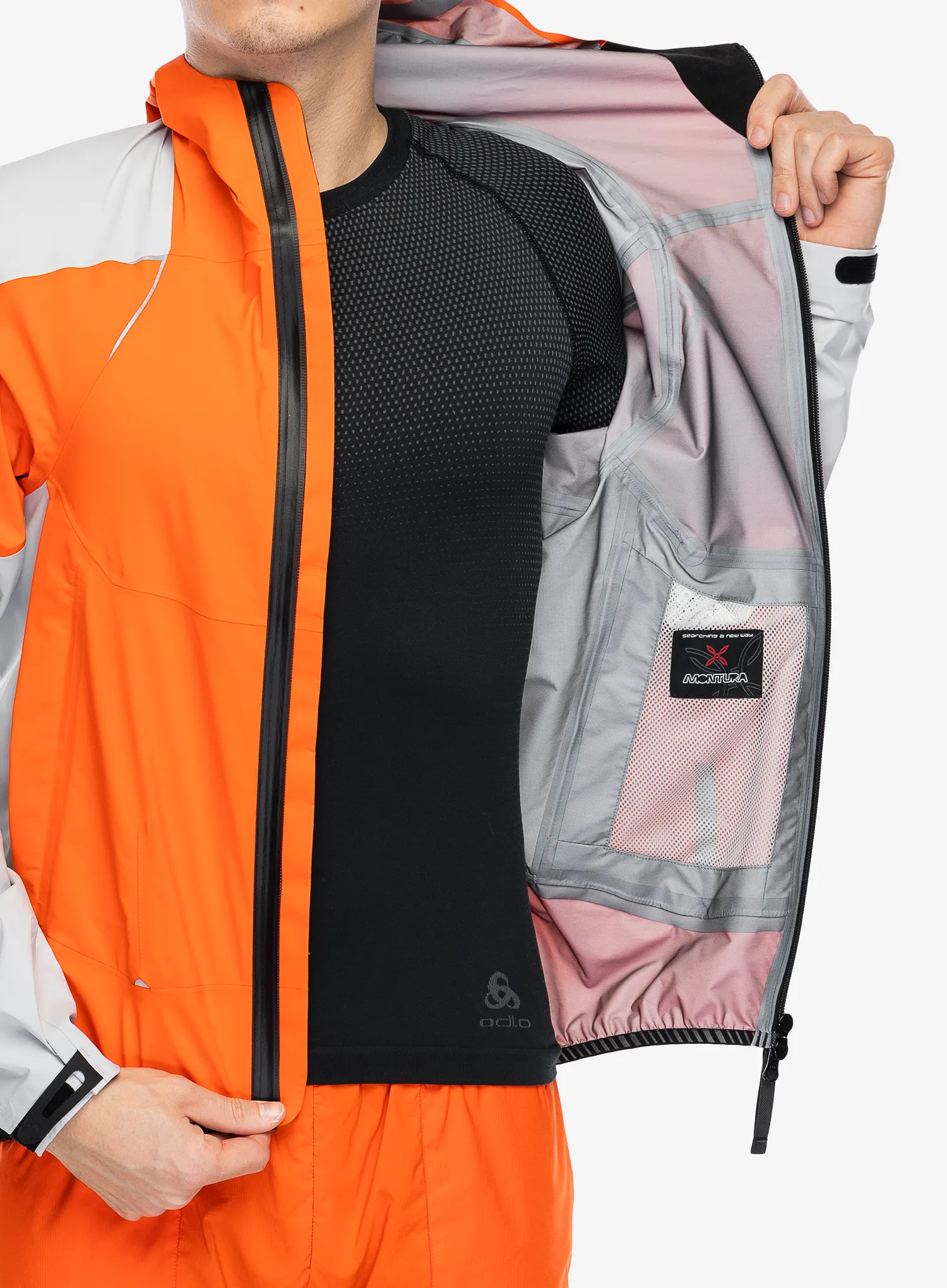 Kišna jakna Montura Magic 2.0 Jacket - orange/quiet grey