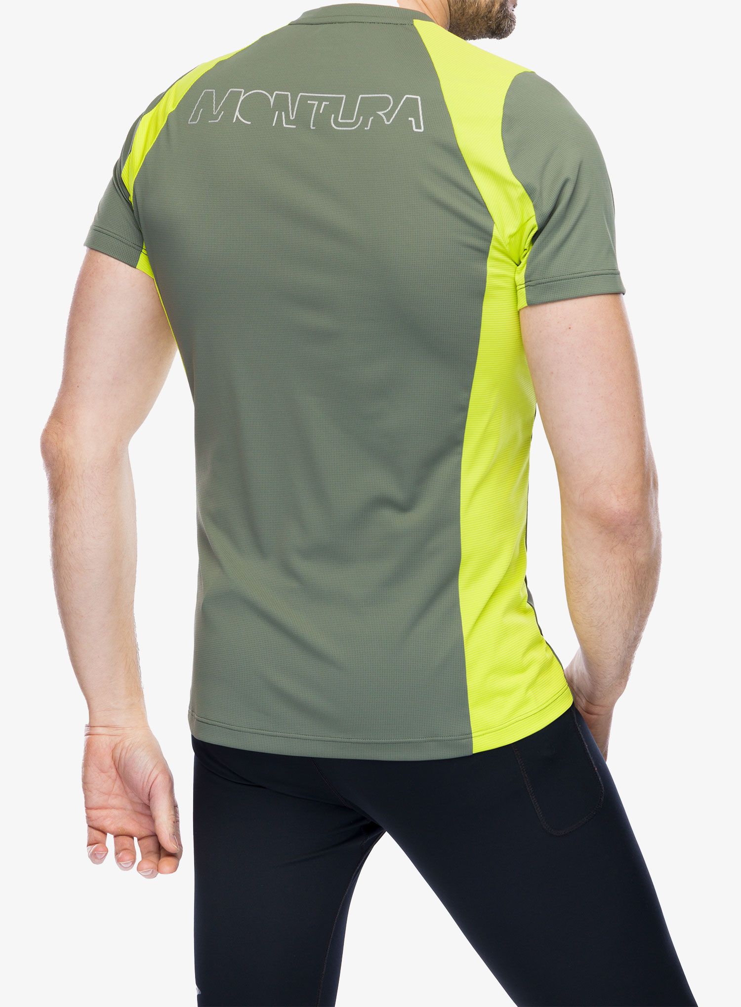 Majica Montura Outdoor Choice T-Shirt - sage green/lime green