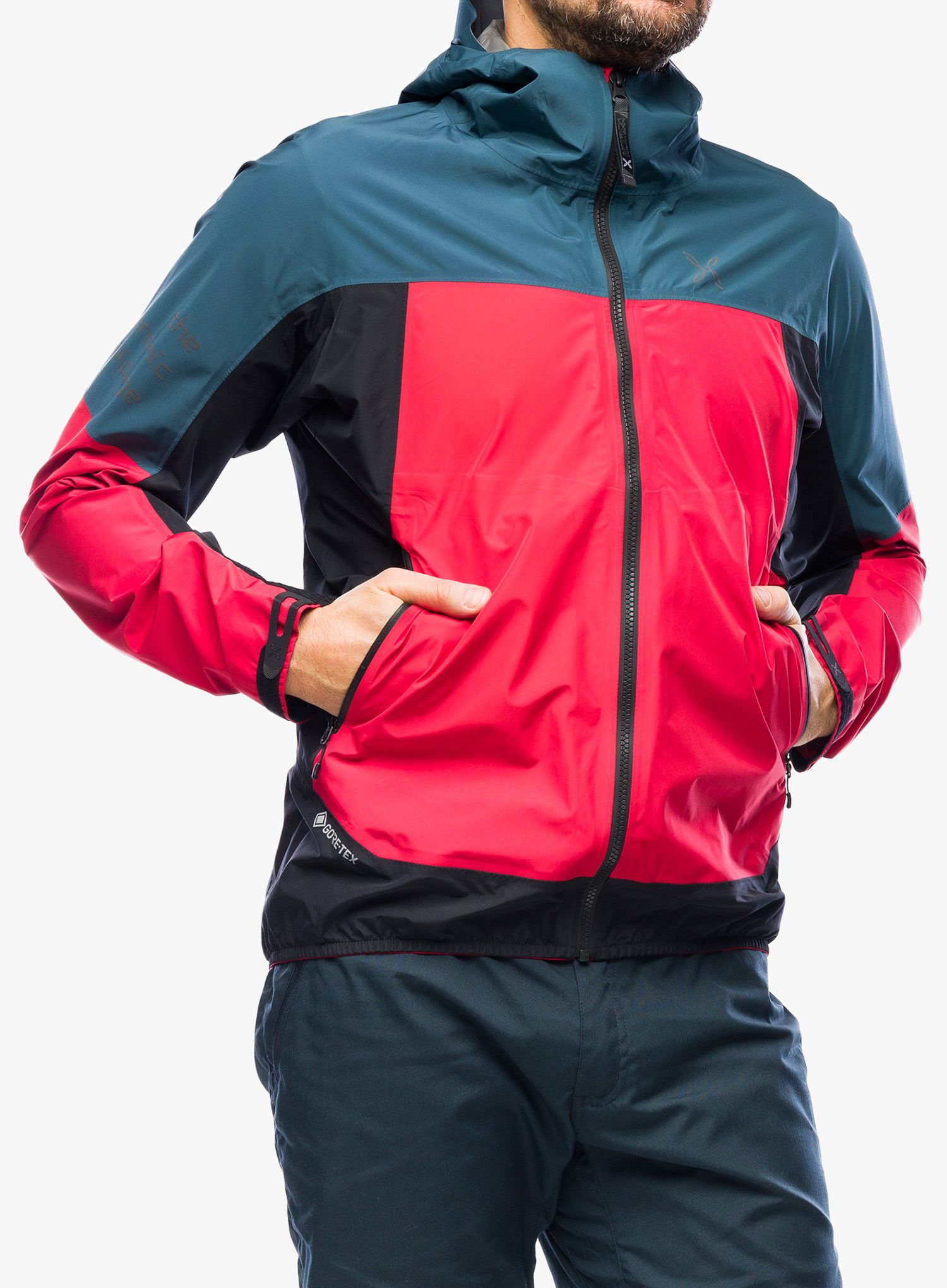 Kišna jakna Montura Pac Mind Jacket - red/powder blue