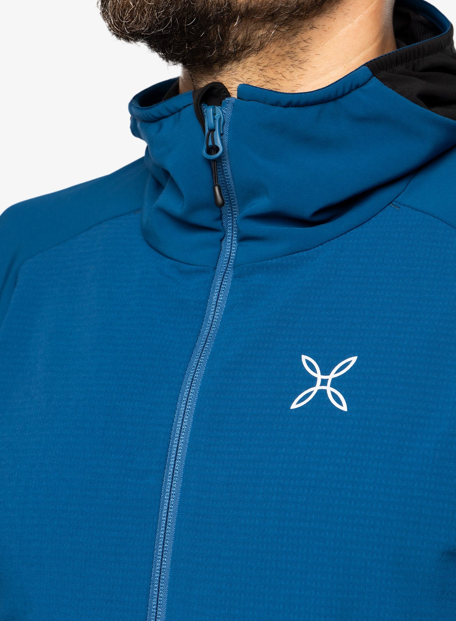 Softshell jakna Montura Premium Wind Hoody Jacket - deep blue