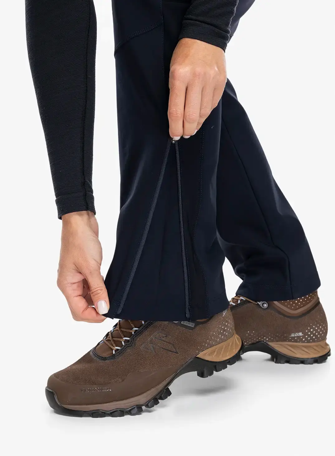 Ženske planinarske hlače Montura Presanella Pants - blue graphite
