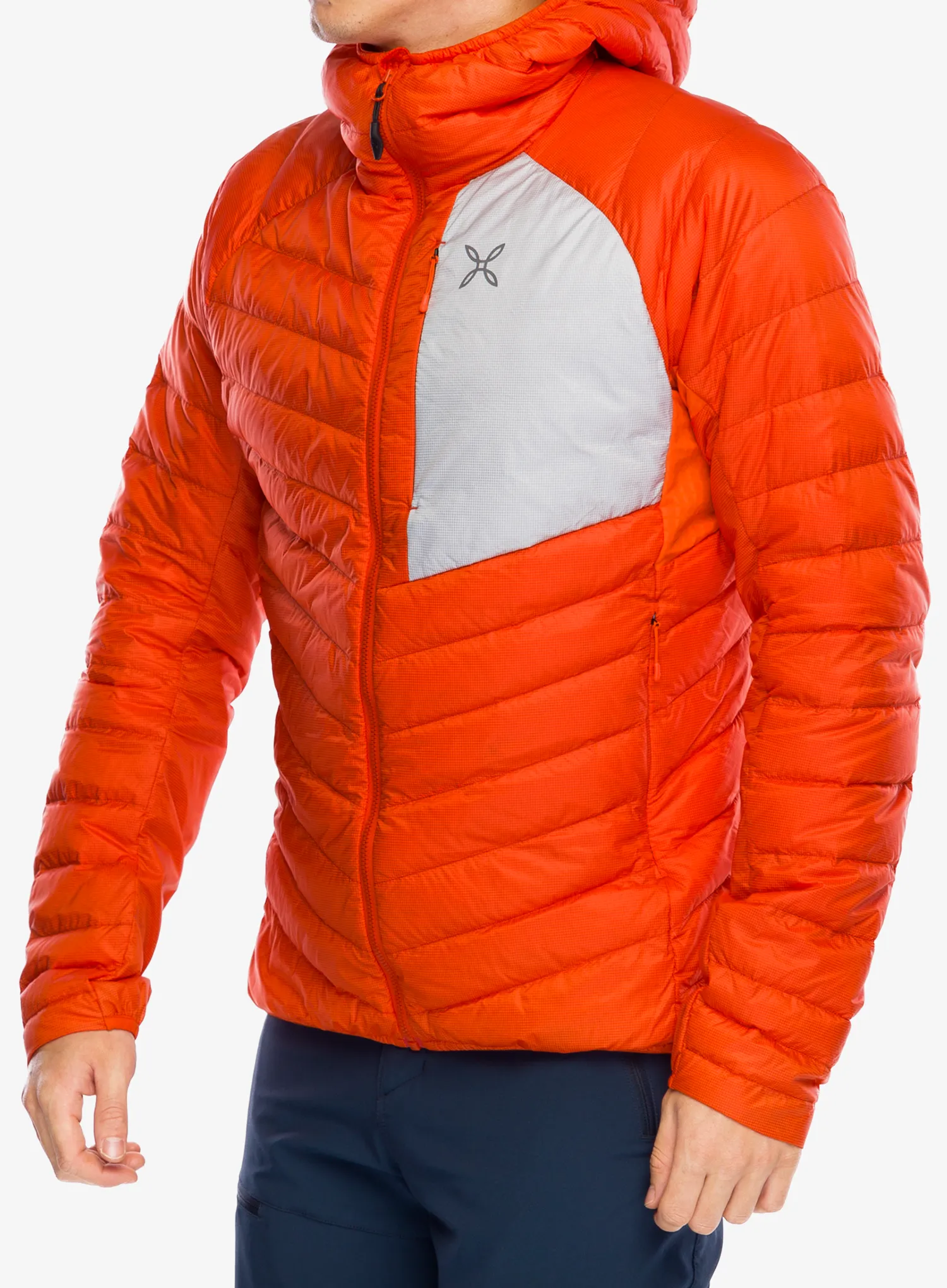 Pernata jakna Montura Pure Duvet - orange/quiet grey