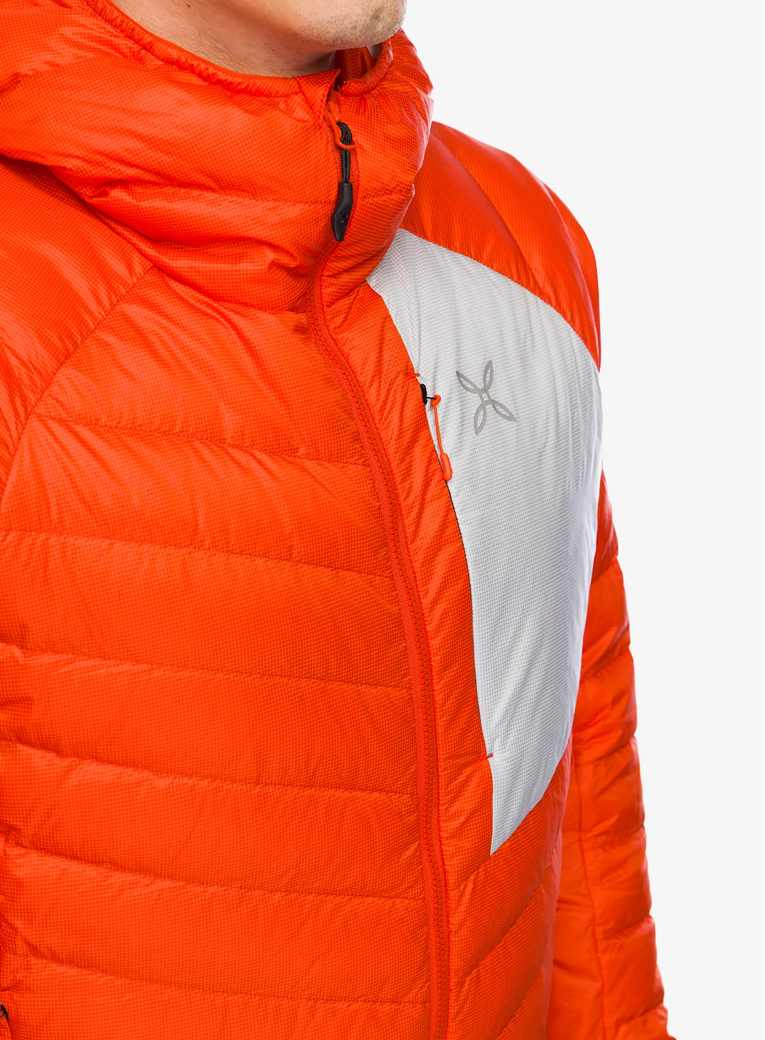 Pernata jakna Montura Pure Duvet - orange/quiet grey