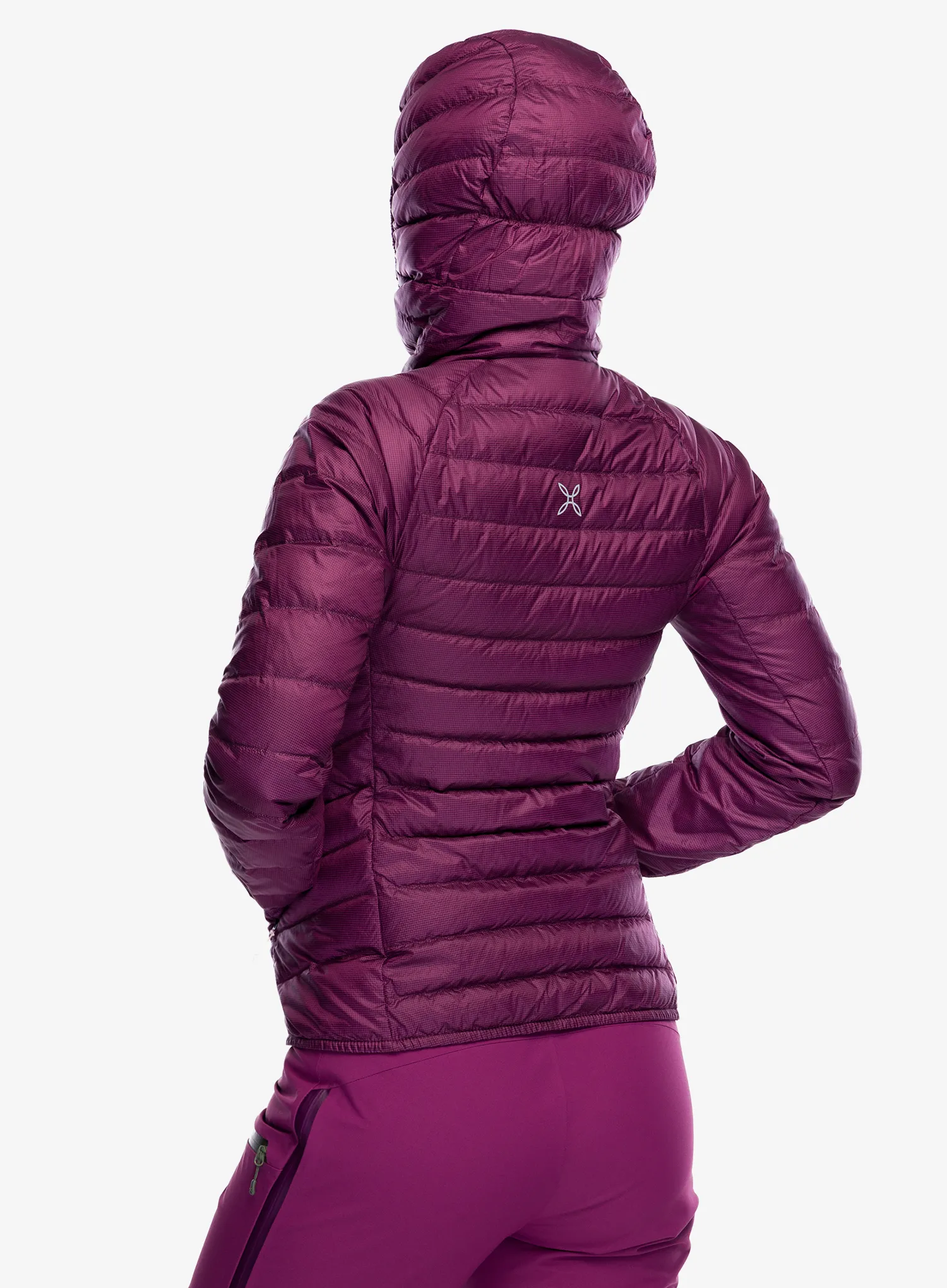 Ženska perjana jakna Montura Pure Duvet - wine red/baton rouge