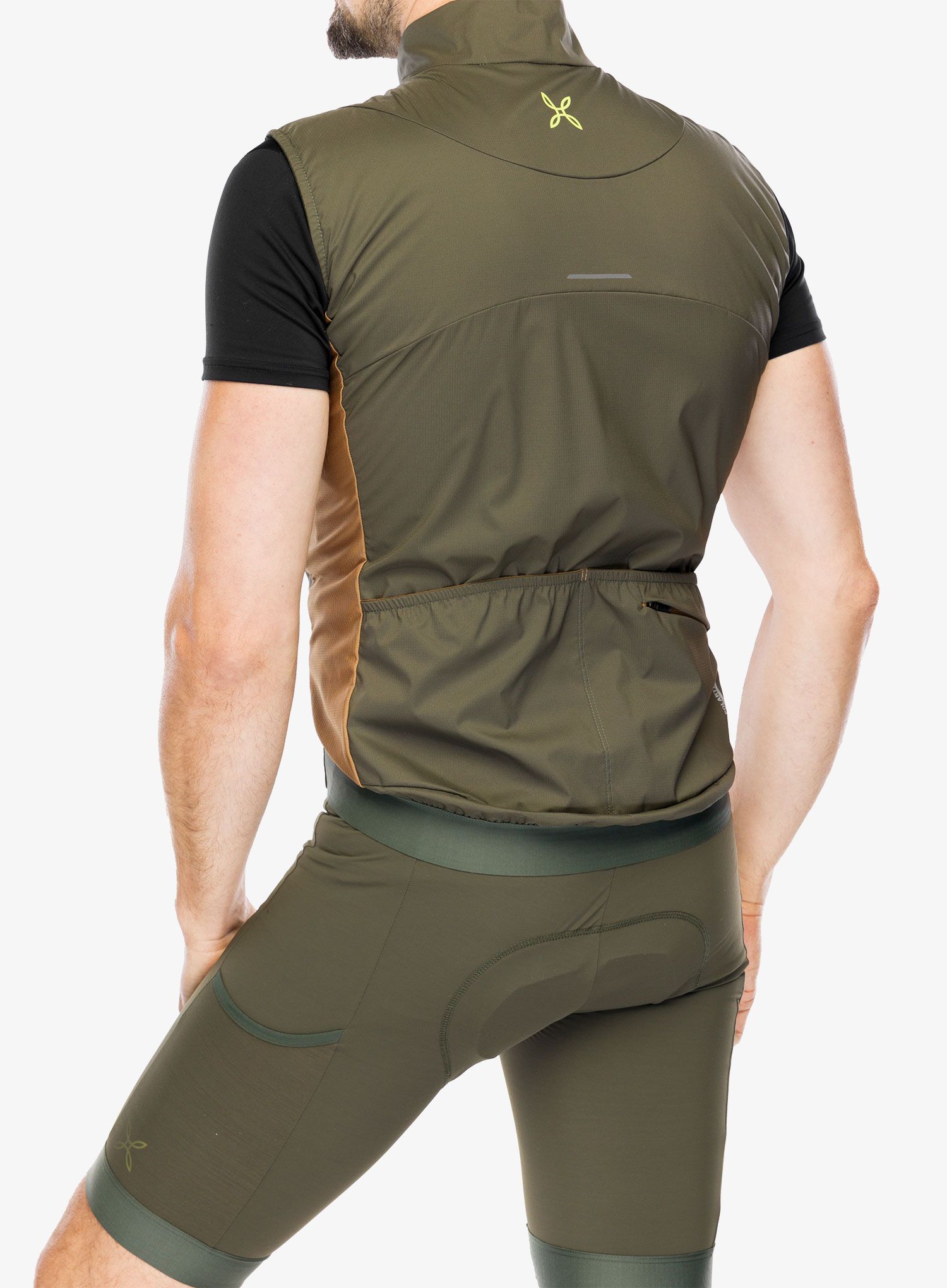 Biciklistički prsluk Montura Rando Cycling Alpha Vest - sage green/camel
