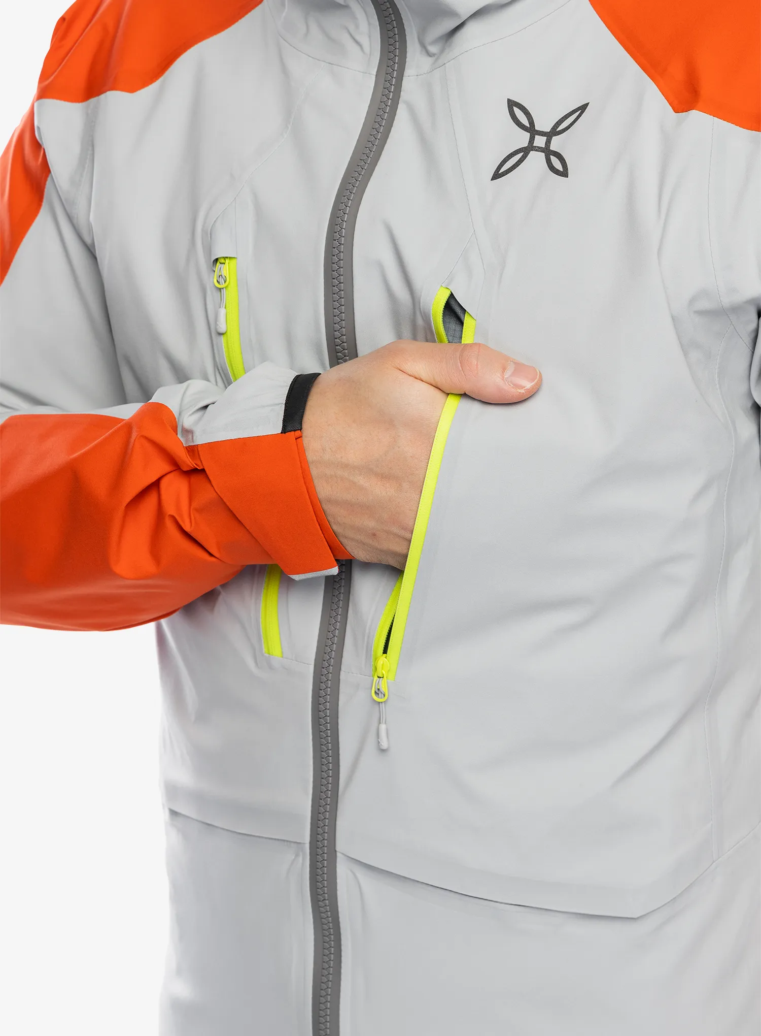 GORE TEX jakna Montura Reactive Jacket - quiet grey/orange