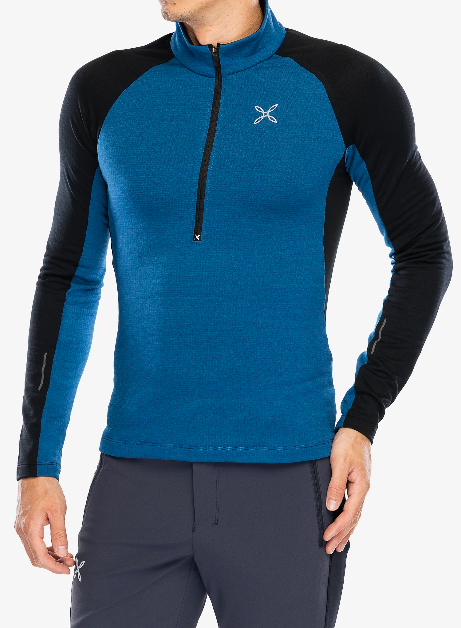 Dukserica Montura Run Soft Zip Maglia - deep blue