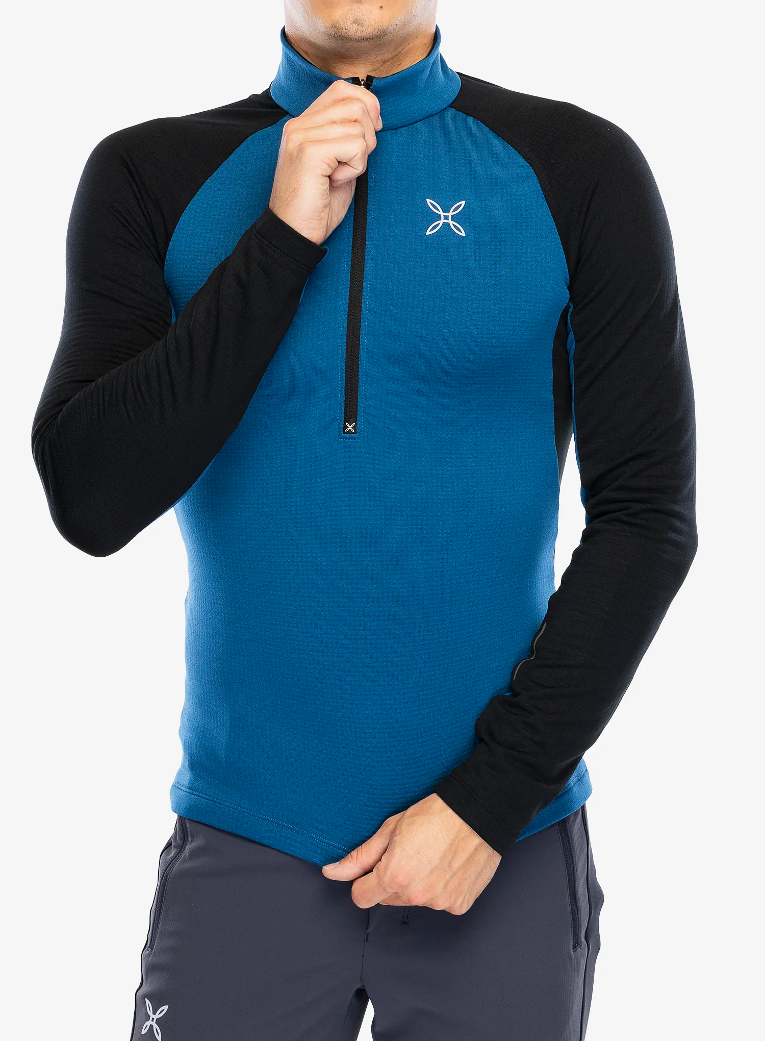 Dukserica Montura Run Soft Zip Maglia - deep blue