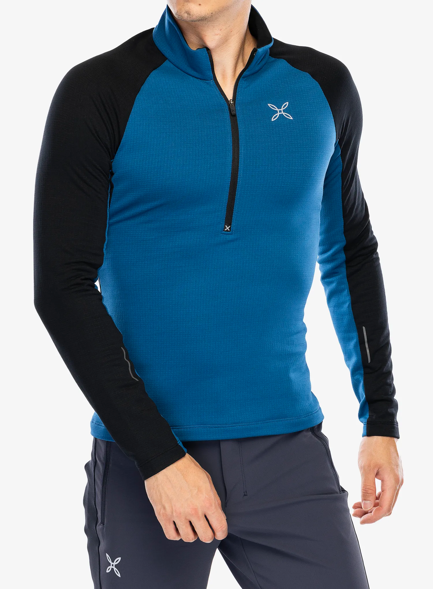 Dukserica Montura Run Soft Zip Maglia - deep blue