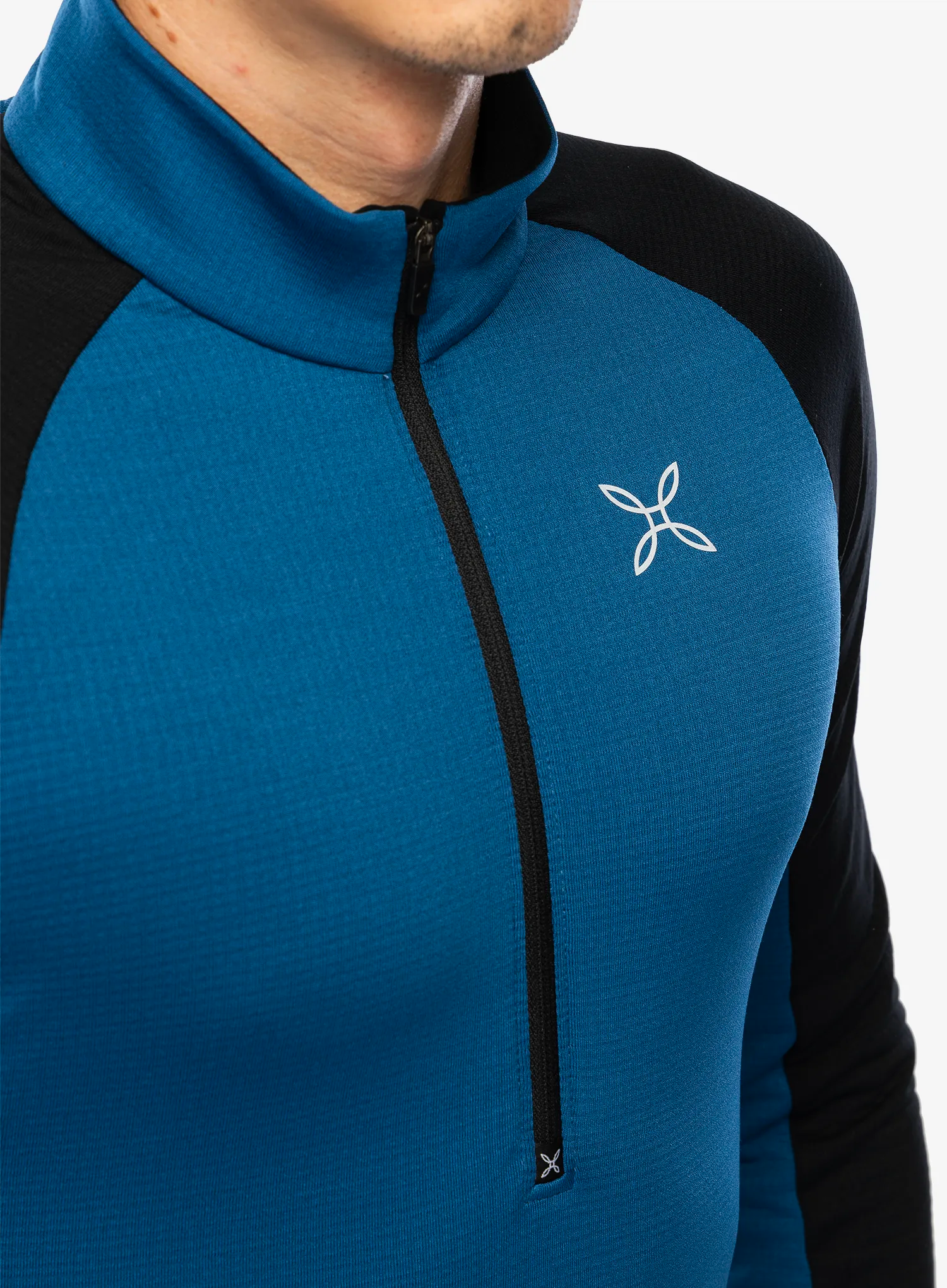 Dukserica Montura Run Soft Zip Maglia - deep blue