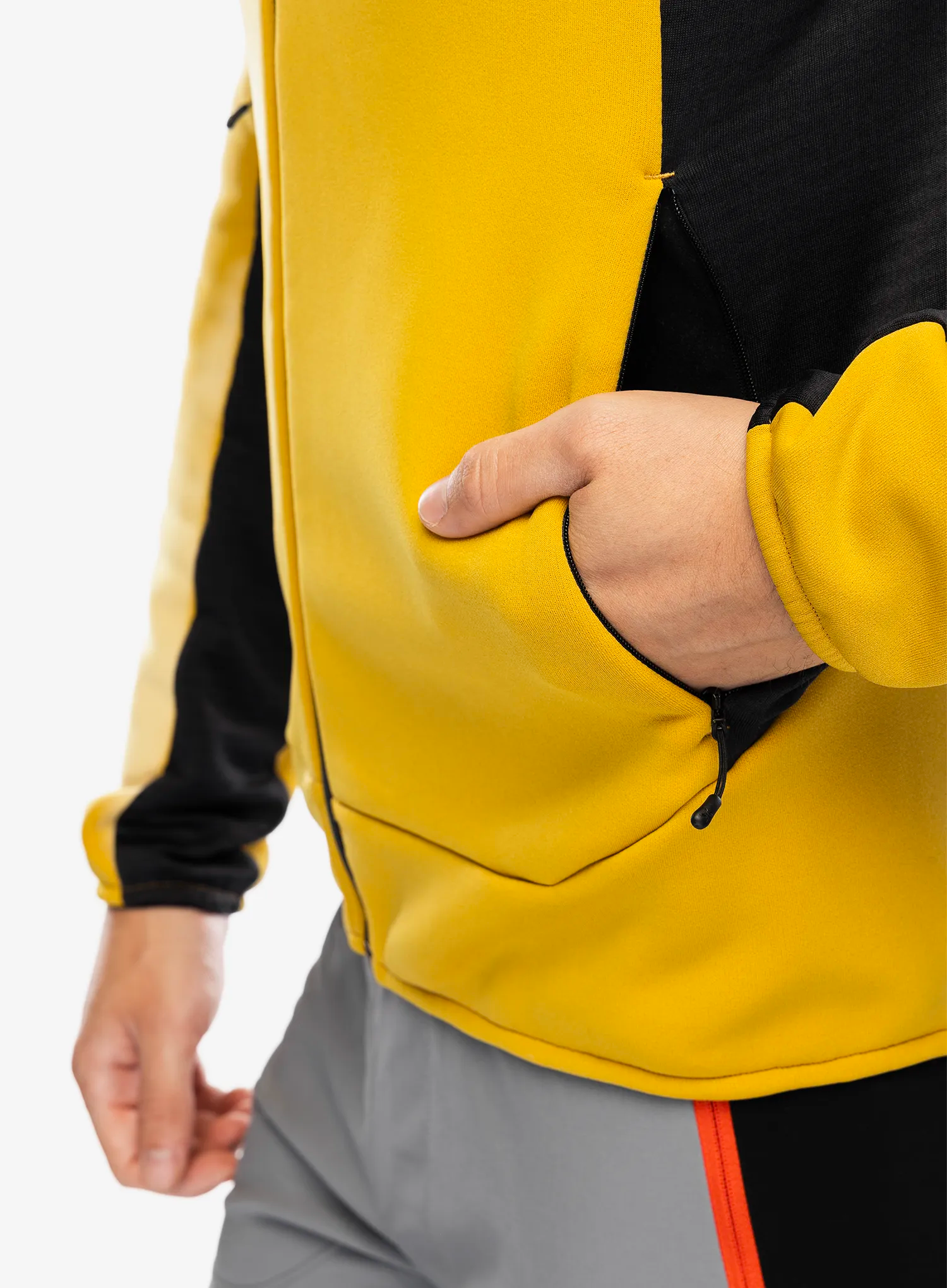 Dukserica na otkopčavanje Montura Sky Plus 2 Maglia - mustard