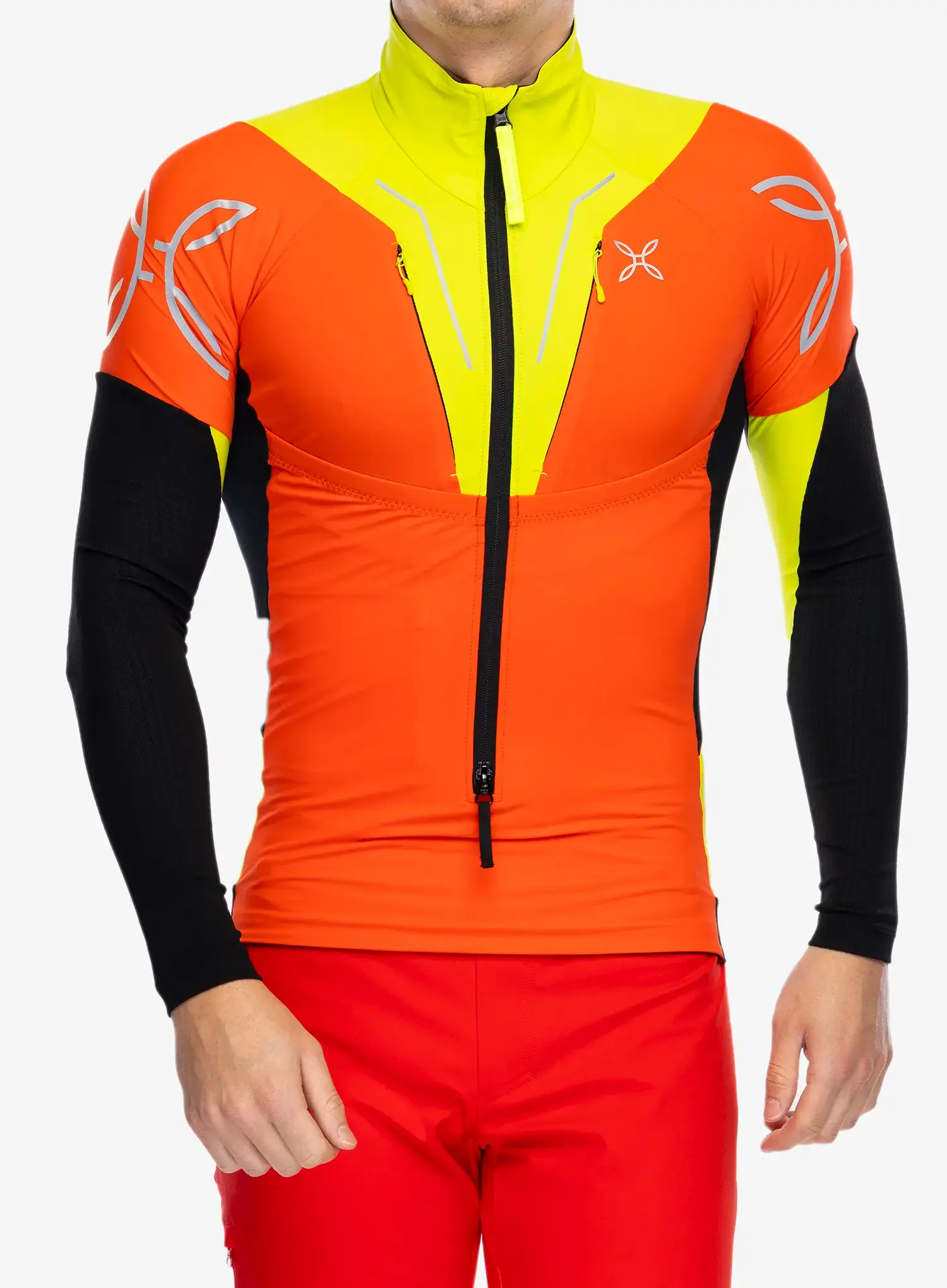 Dukserica Montura Slick 2 Maglia - orange/lime green