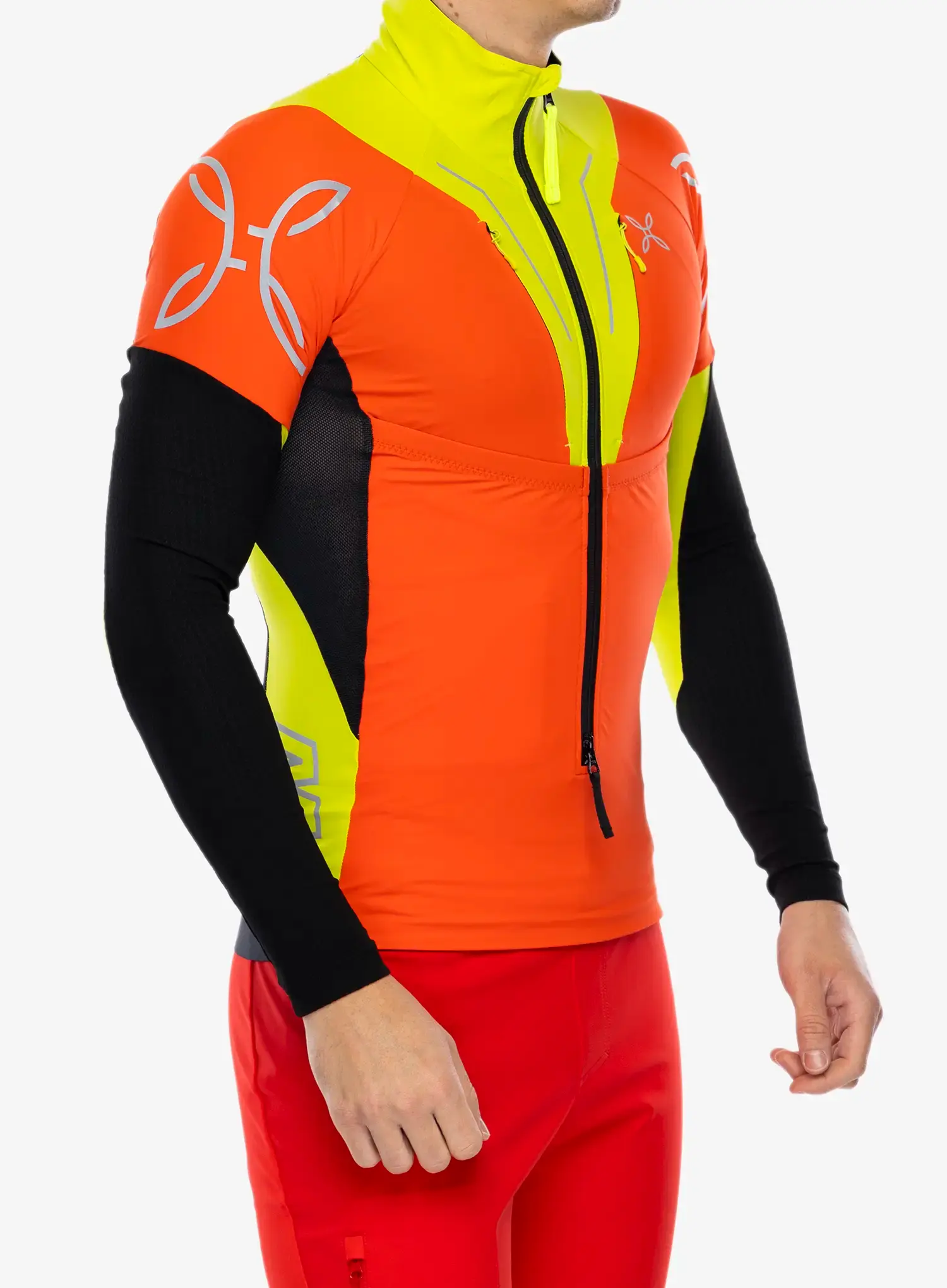 Dukserica Montura Slick 2 Maglia - orange/lime green