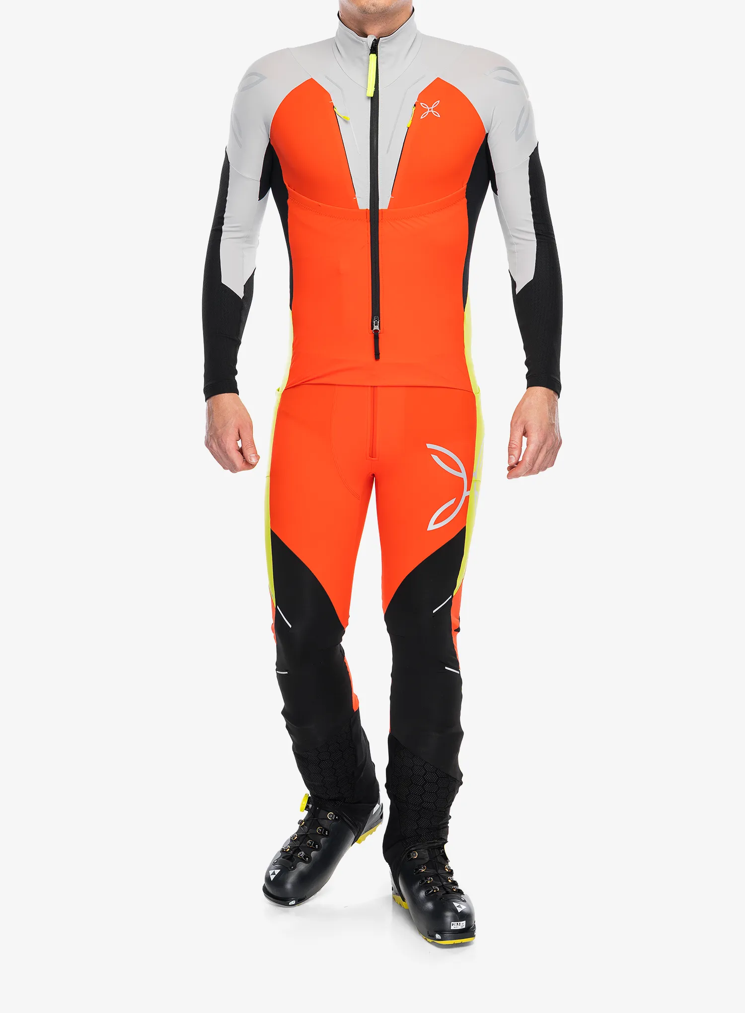 Kombinezon Montura Slick 2 Overall - orange/lime green