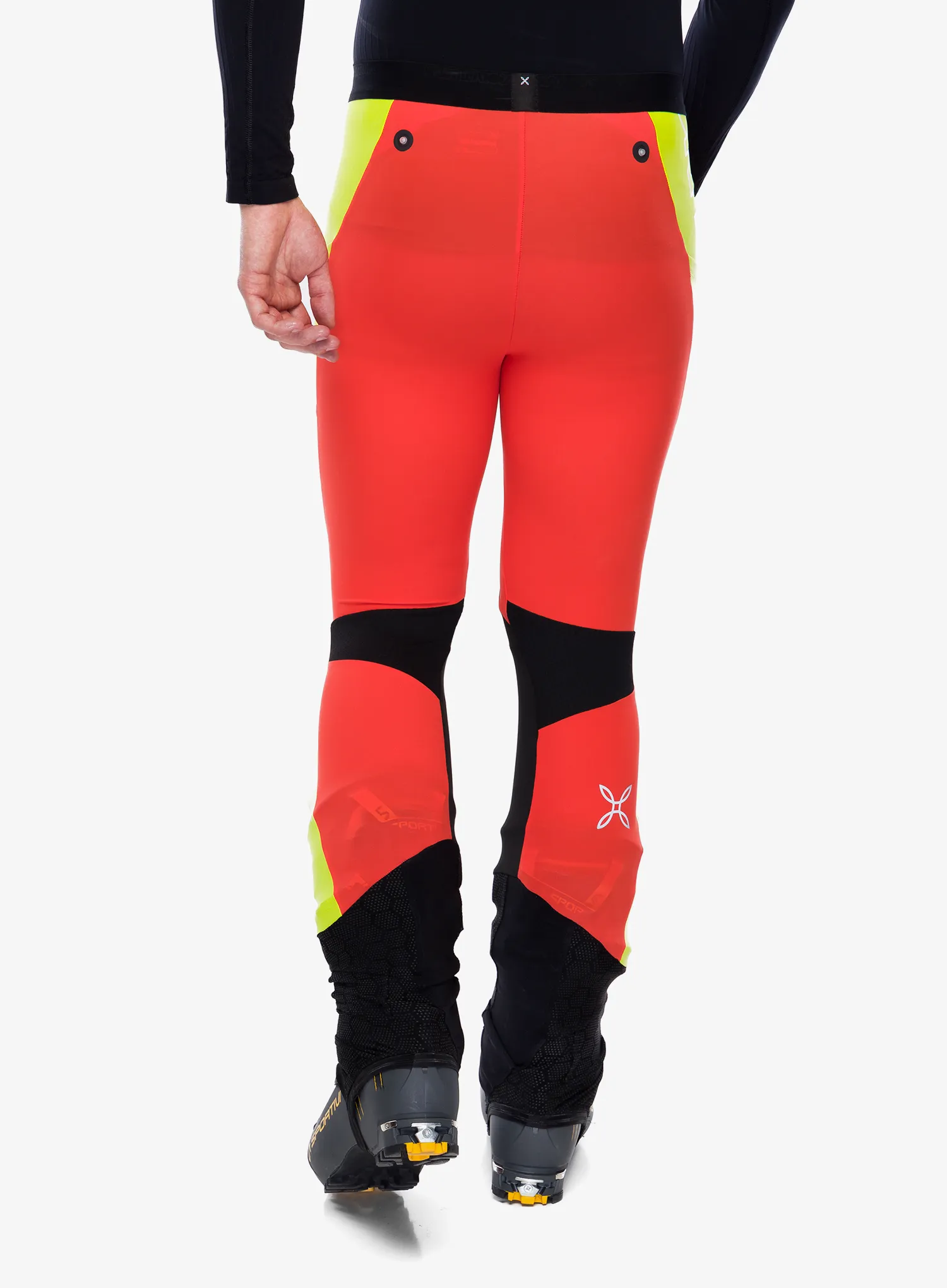 Tajice za trening Montura Slick 2 Pants - orange/lime green
