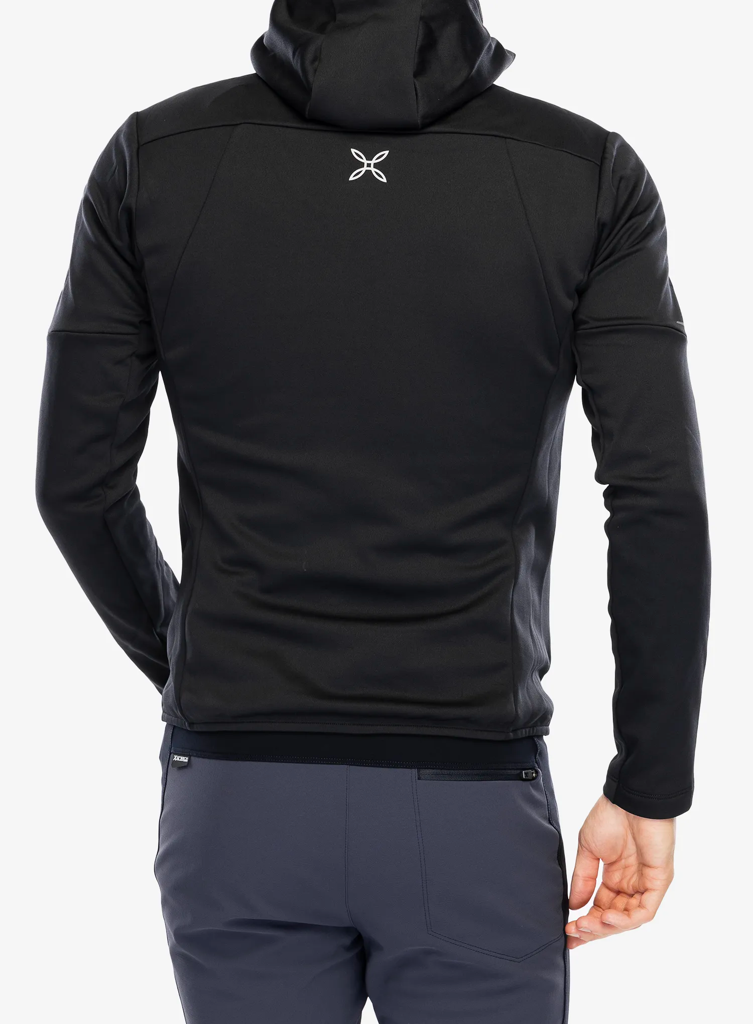 Dukserica na otkopčavanje Montura Smooth Maglia - black