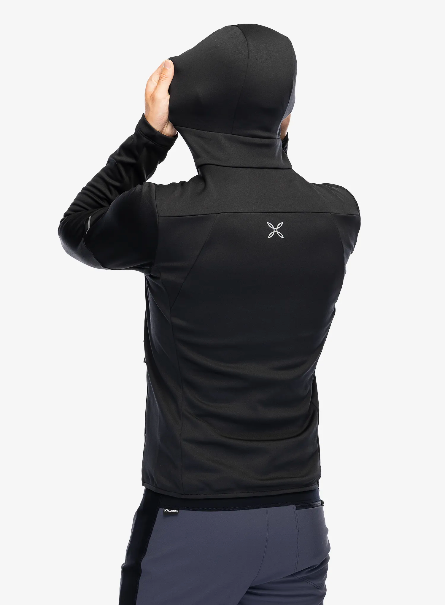 Dukserica na otkopčavanje Montura Smooth Maglia - black
