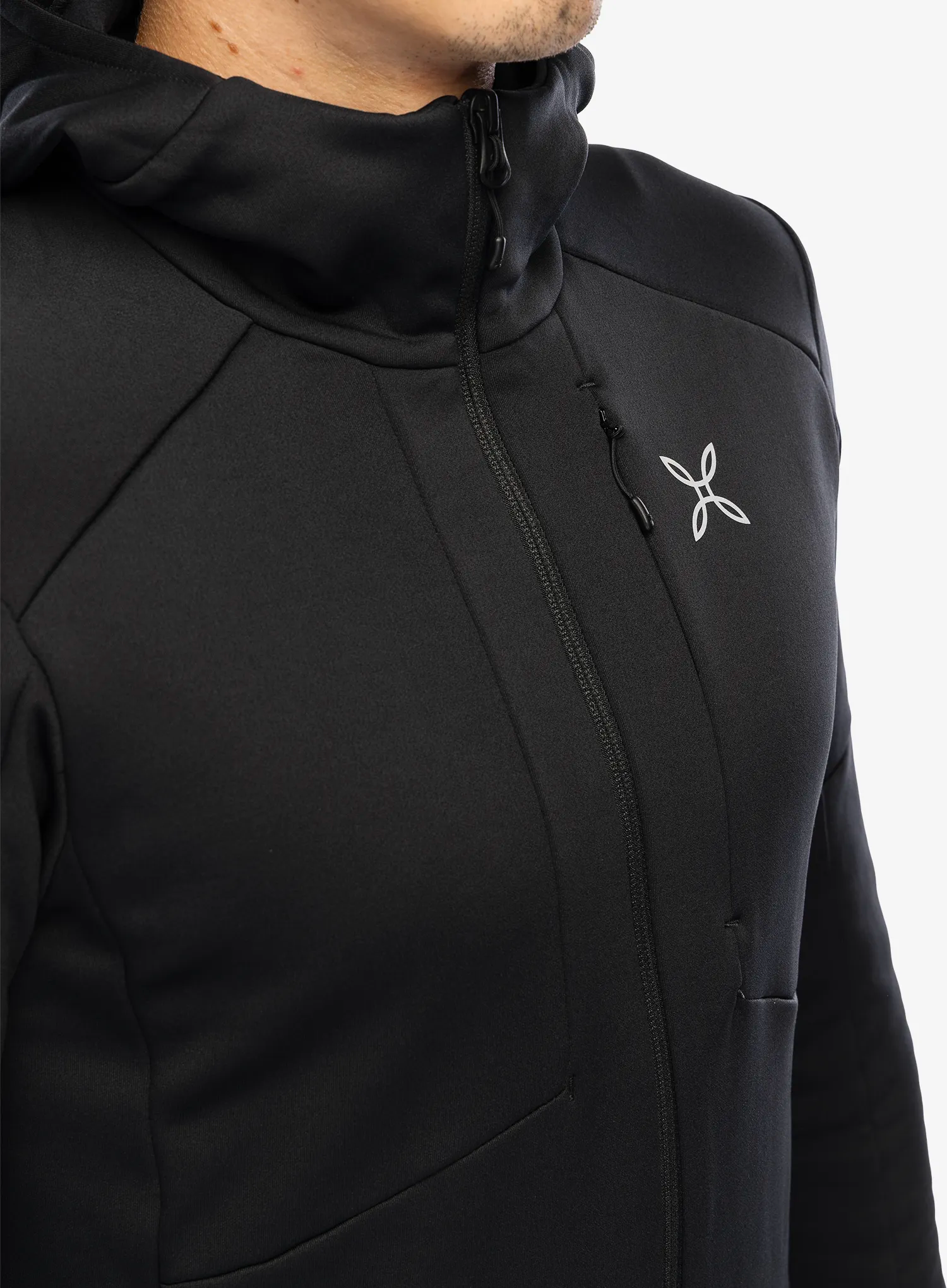 Dukserica na otkopčavanje Montura Smooth Maglia - black