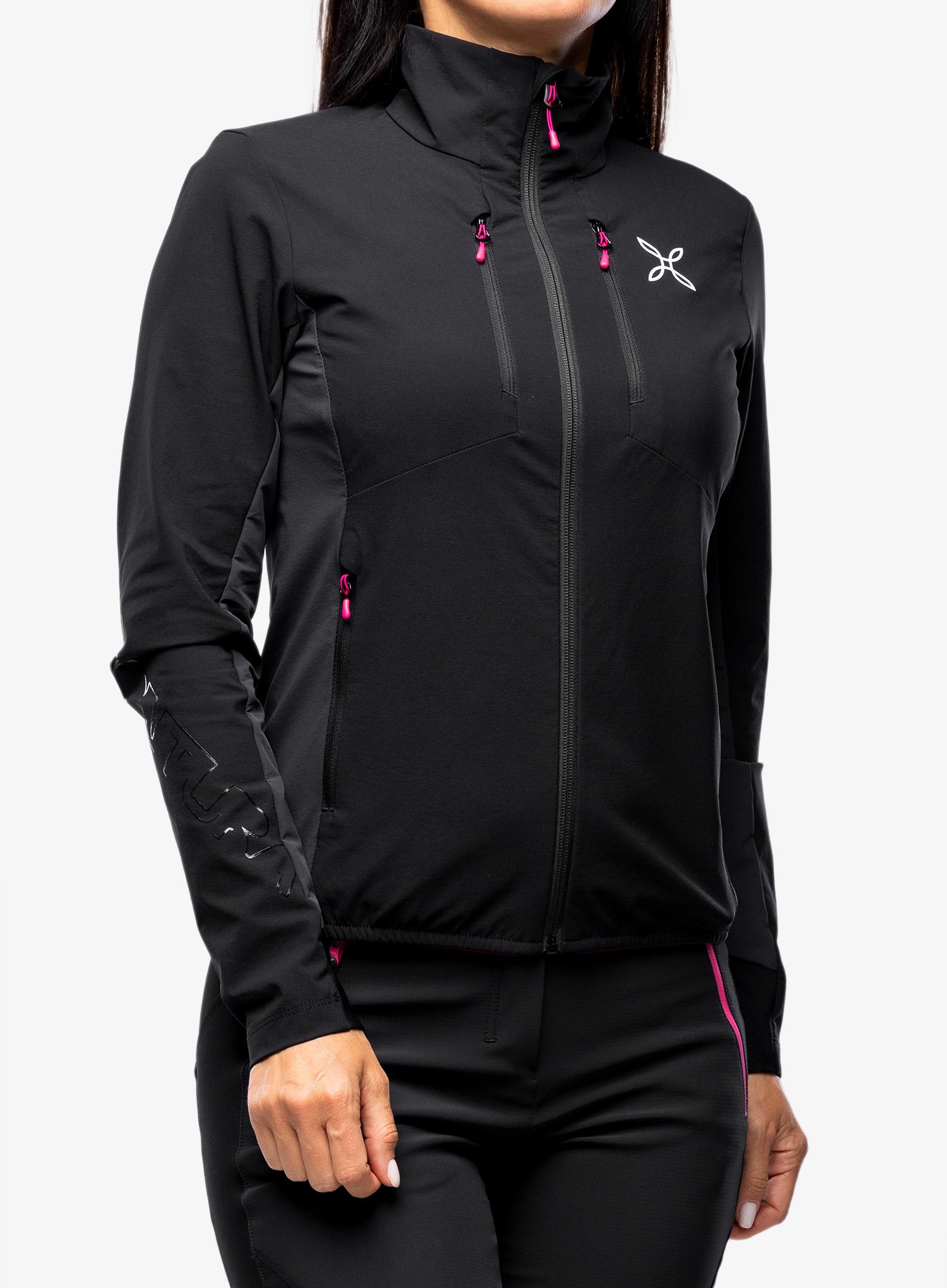 Ženska softshell jakna Montura Speed Style Jacket - black/intense violet