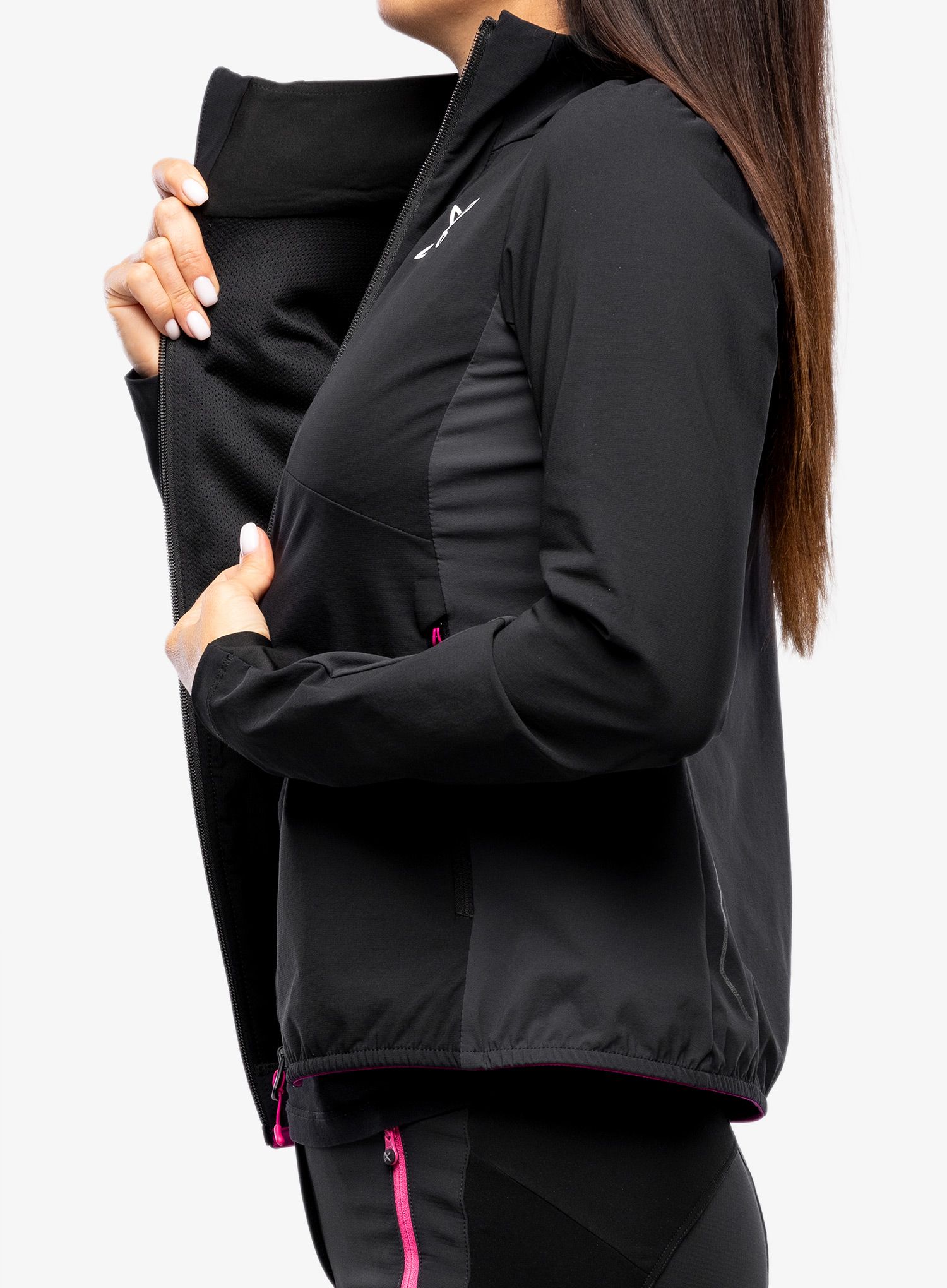 Ženska softshell jakna Montura Speed Style Jacket - black/intense violet