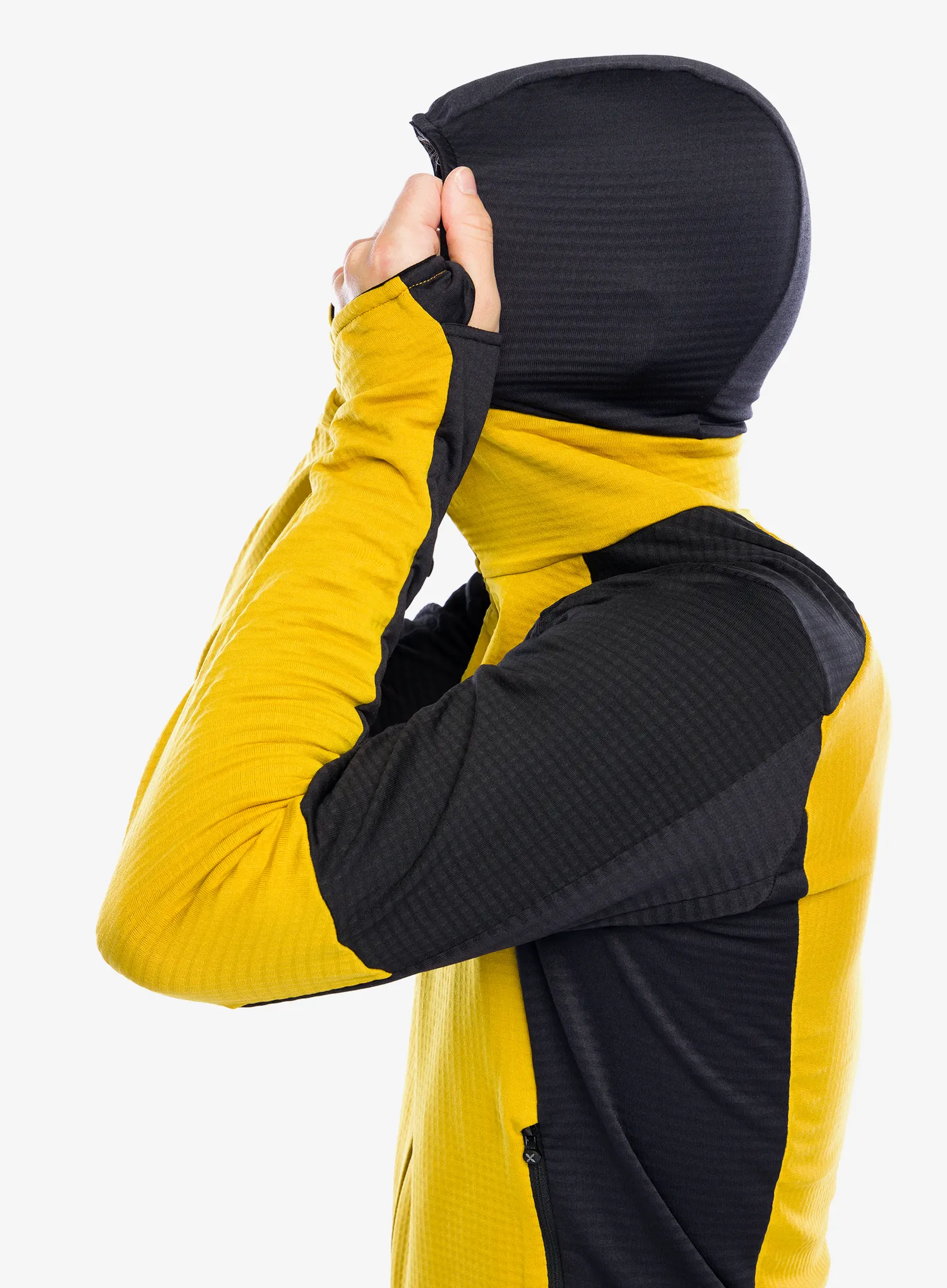 Dukserica na otkopčavanje Montura Stretch Color 2 Maglia - mustard