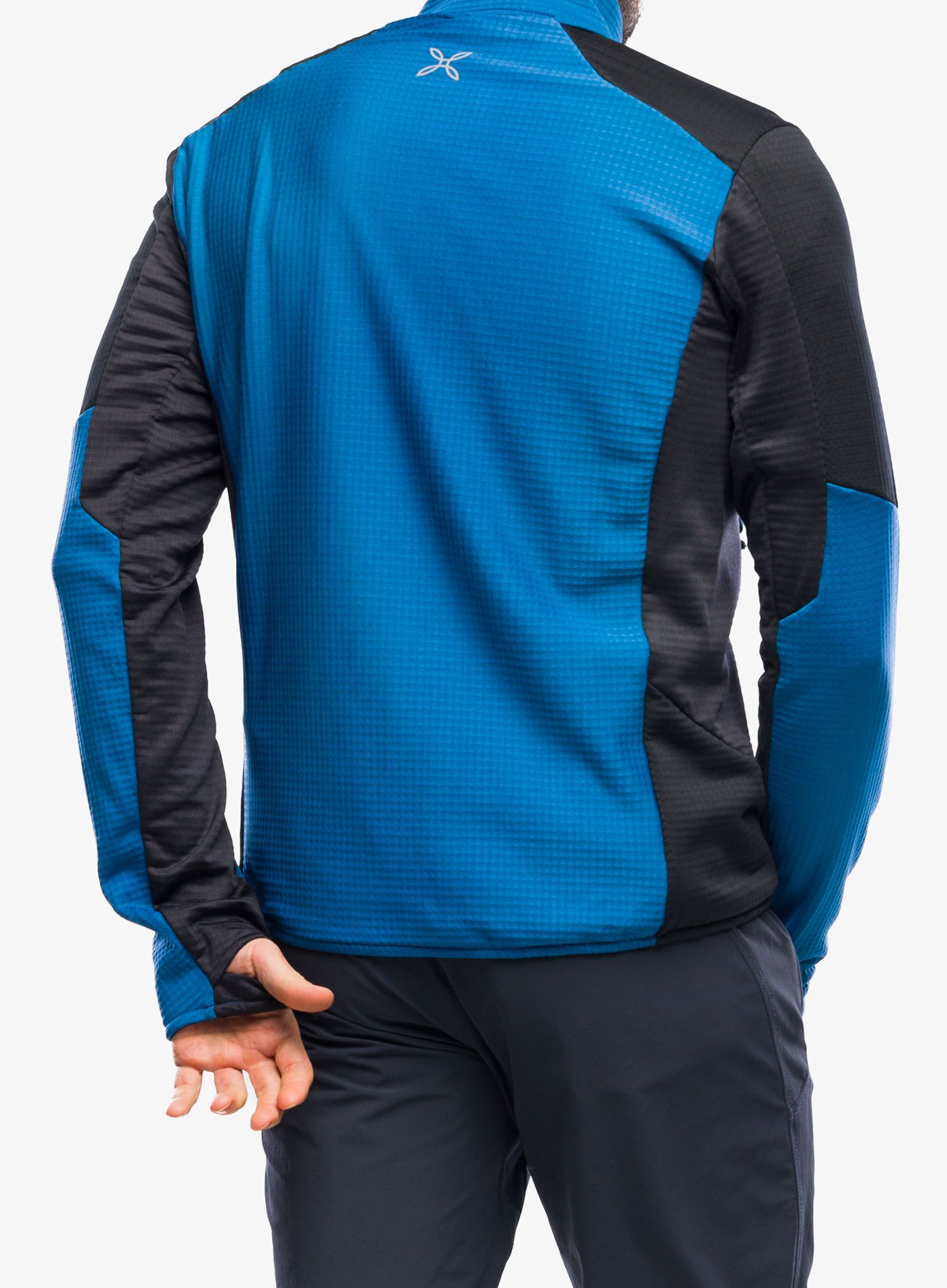 Dukserica na otkopčavanje Montura Stretch Color Conf.Fit Maglia - deep blue