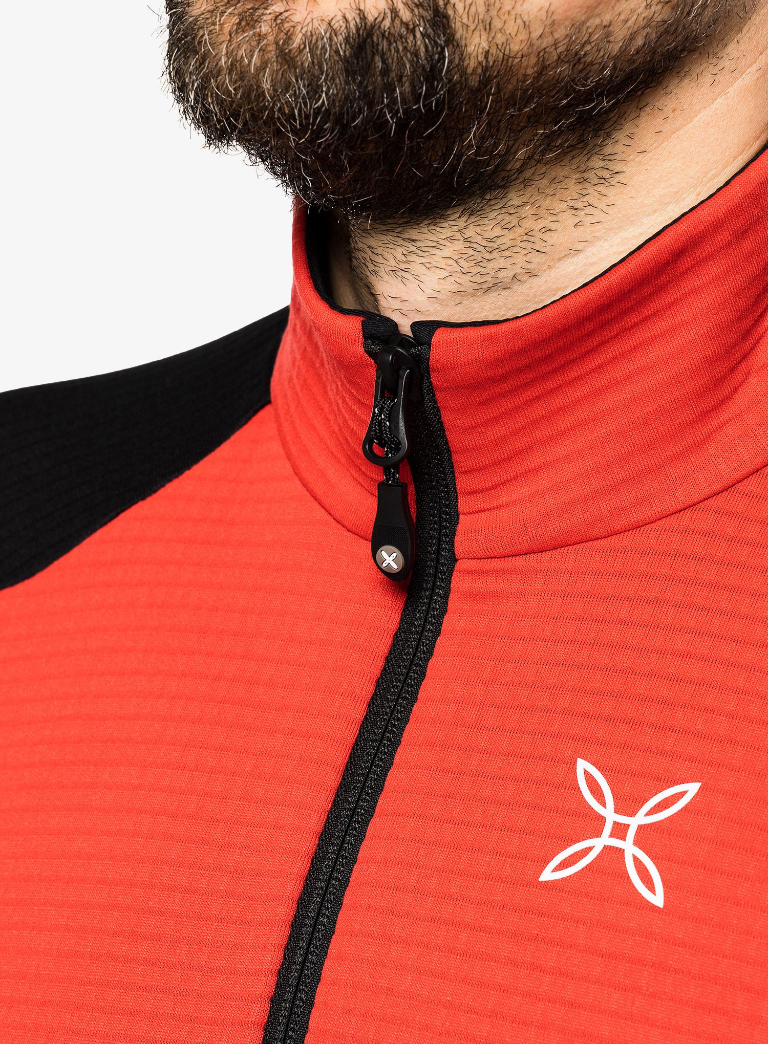 Dukserica od flisa Montura Stretch Color Jacket - power red