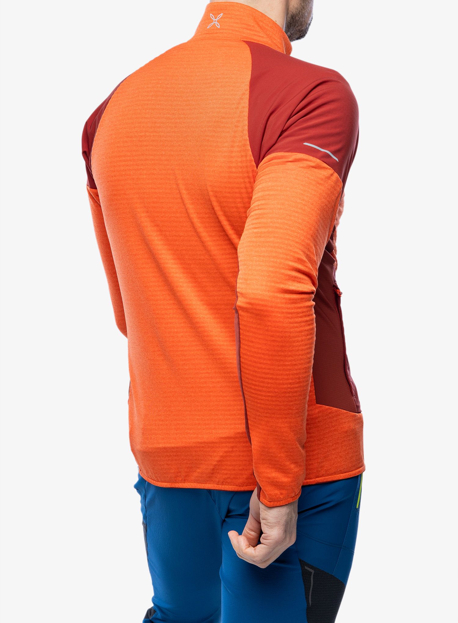 Dukserica Montura Thermal Grid 2 Maglia - bright orange/tobacco