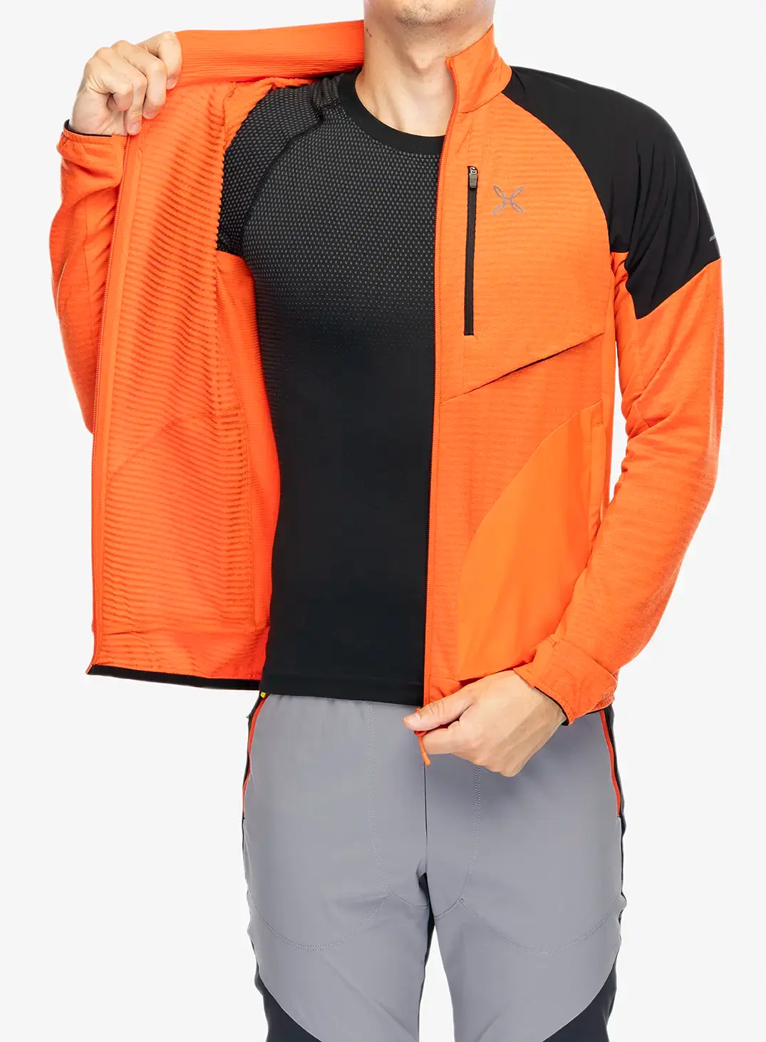 Dukserica Montura Thermal Grid 2 Maglia - orange