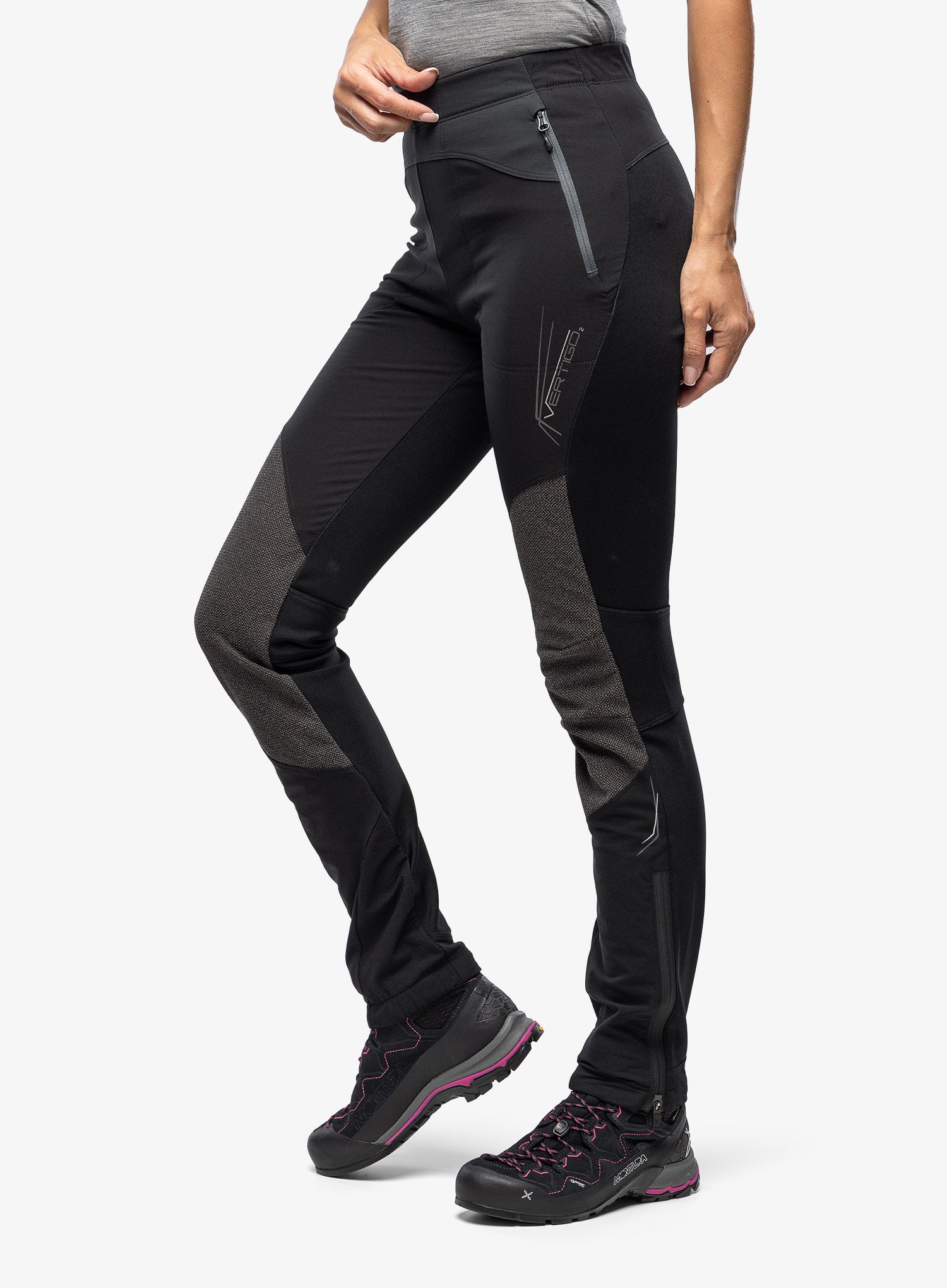 Ženske trekking hlače Montura Vertigo 2 Pants - black/lead