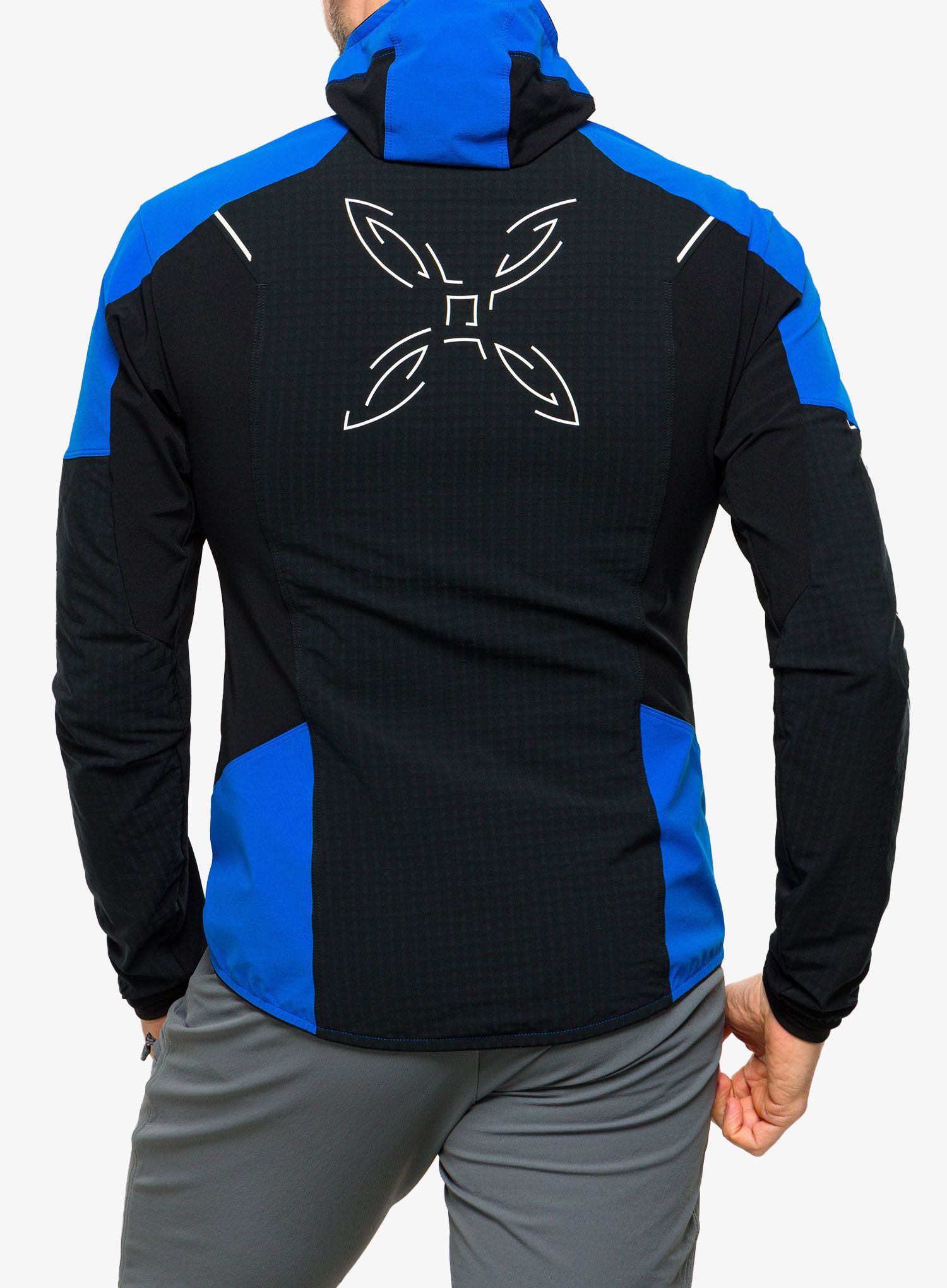 Softshell jakna Montura Wind Revolution Hoody Jacket - nero/celeste