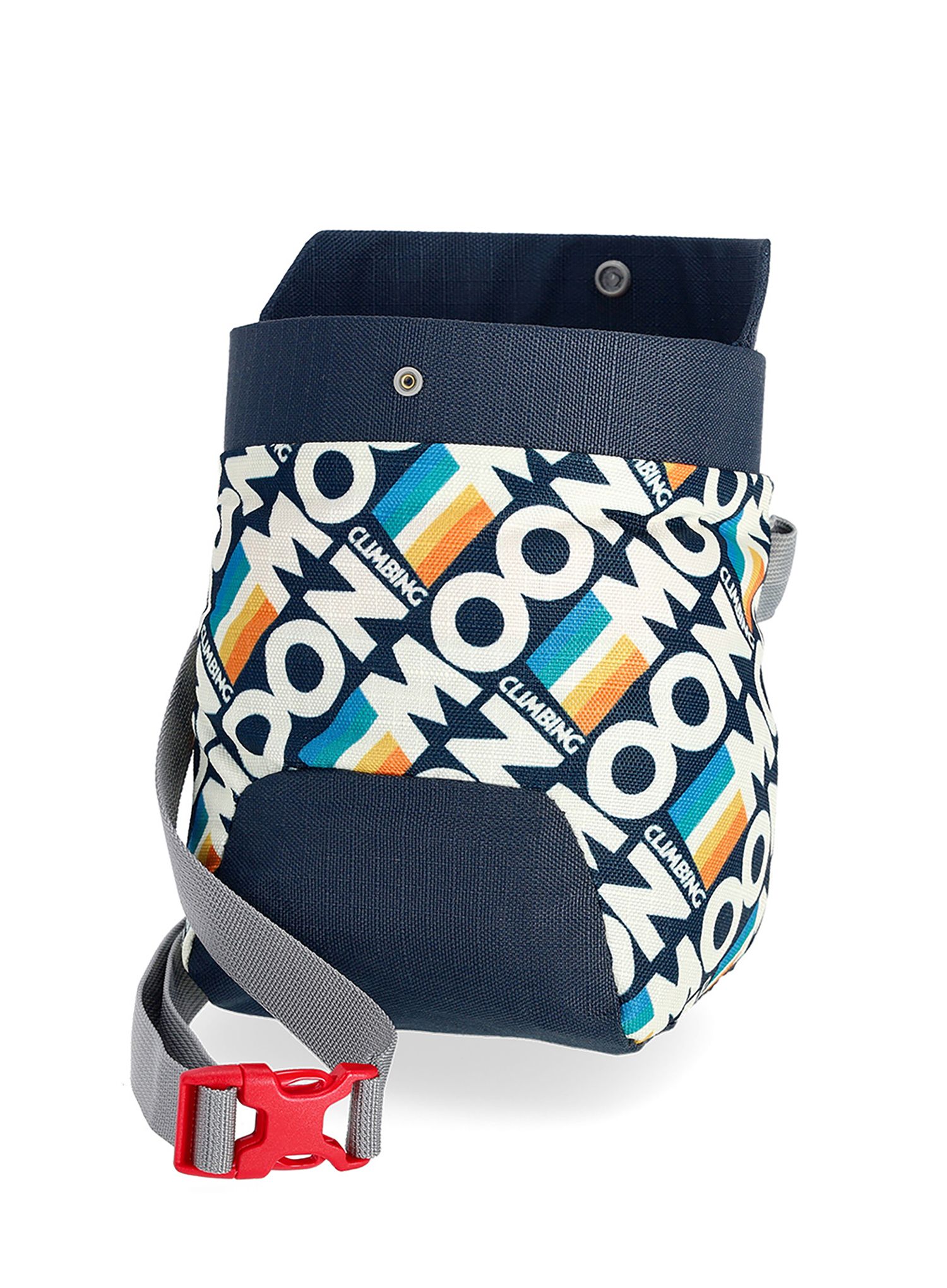 Vrećica za magnezij Moon Climbing Trad Chalk Bag - retro stripe indigo