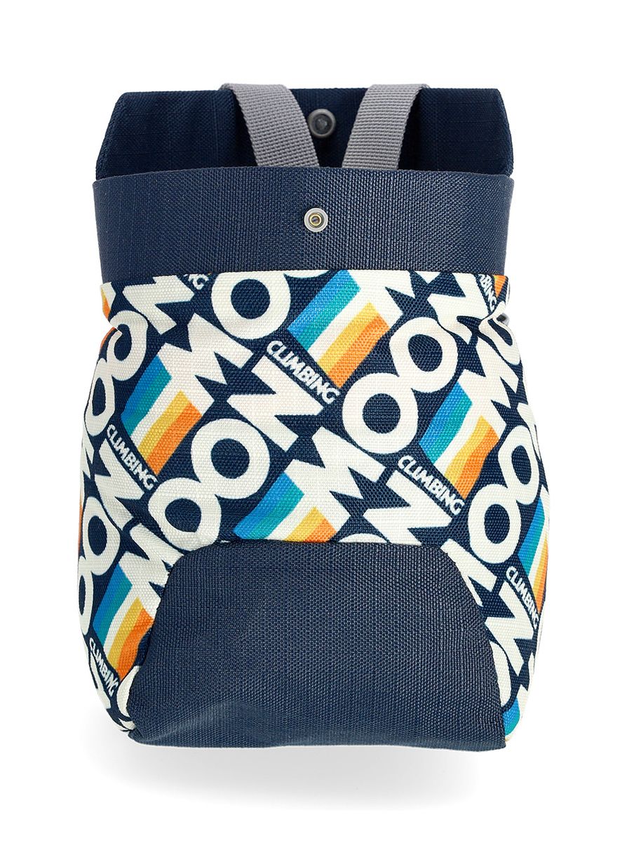 Vrećica za magnezij Moon Climbing Trad Chalk Bag - retro stripe indigo