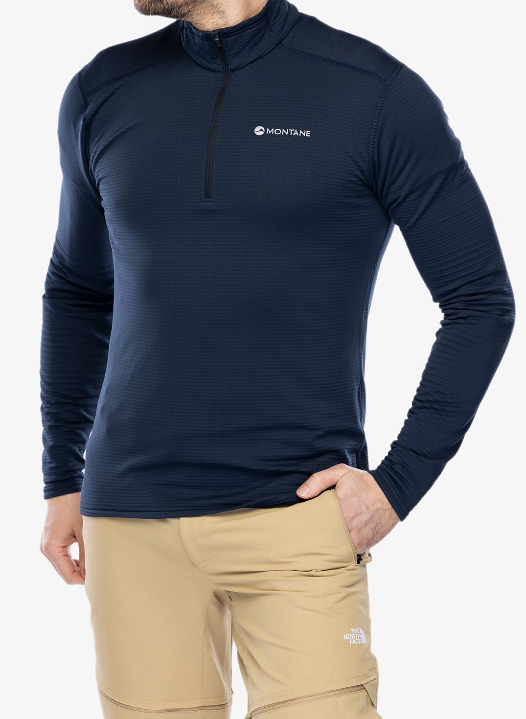 Dukserica s 1/2 patentnim zatvaračem Montane Protium Lite Pull-On - eclipse blue