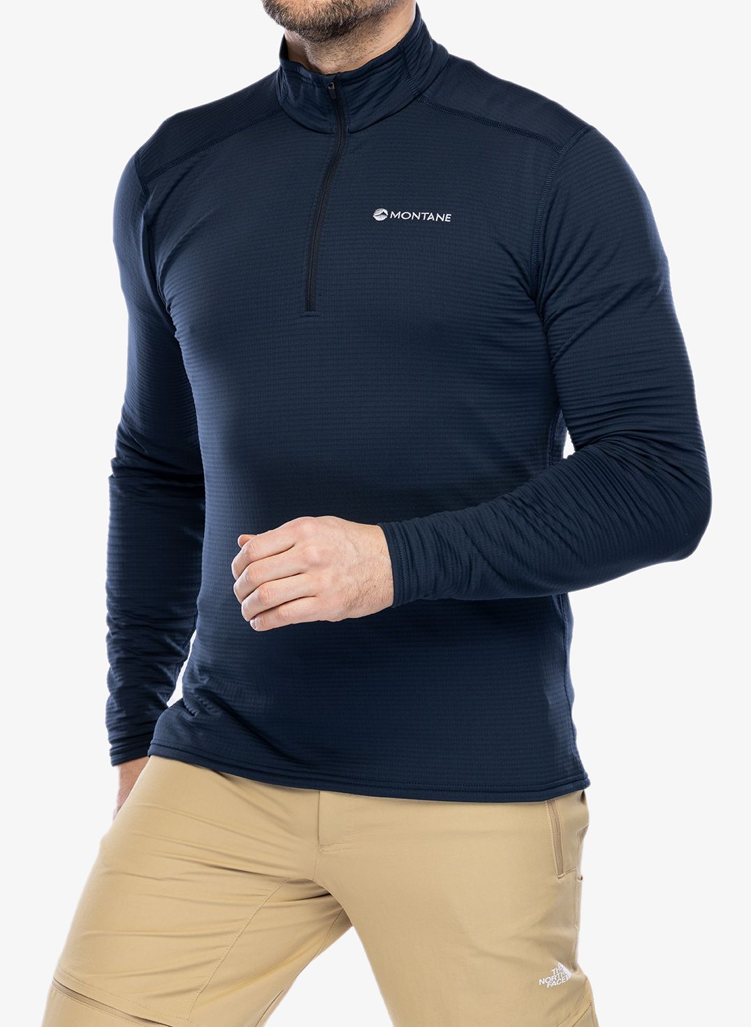 Dukserica s 1/2 patentnim zatvaračem Montane Protium Lite Pull-On - eclipse blue