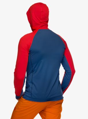 Penjačka dukserica Mountain Equipment Aiguille Hooded Top - dusk/red rock