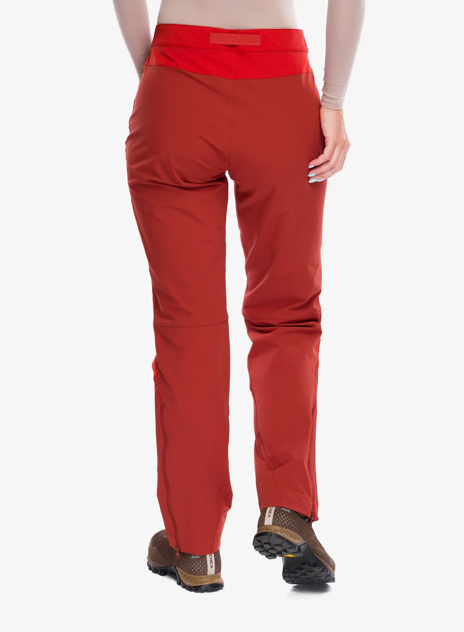 Ženske softshell hlače Mountain Equipment Chamois Pant AC - atlas red/burnt henna