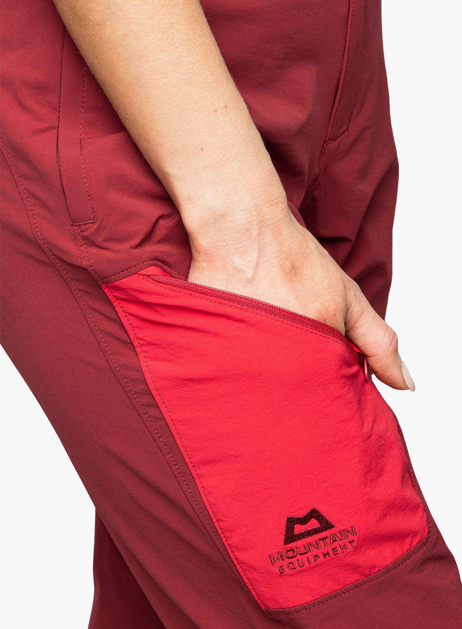 Ženske planinarske hlače Mountain Equipment Comici 2 Pant - tibetan red/capsicum