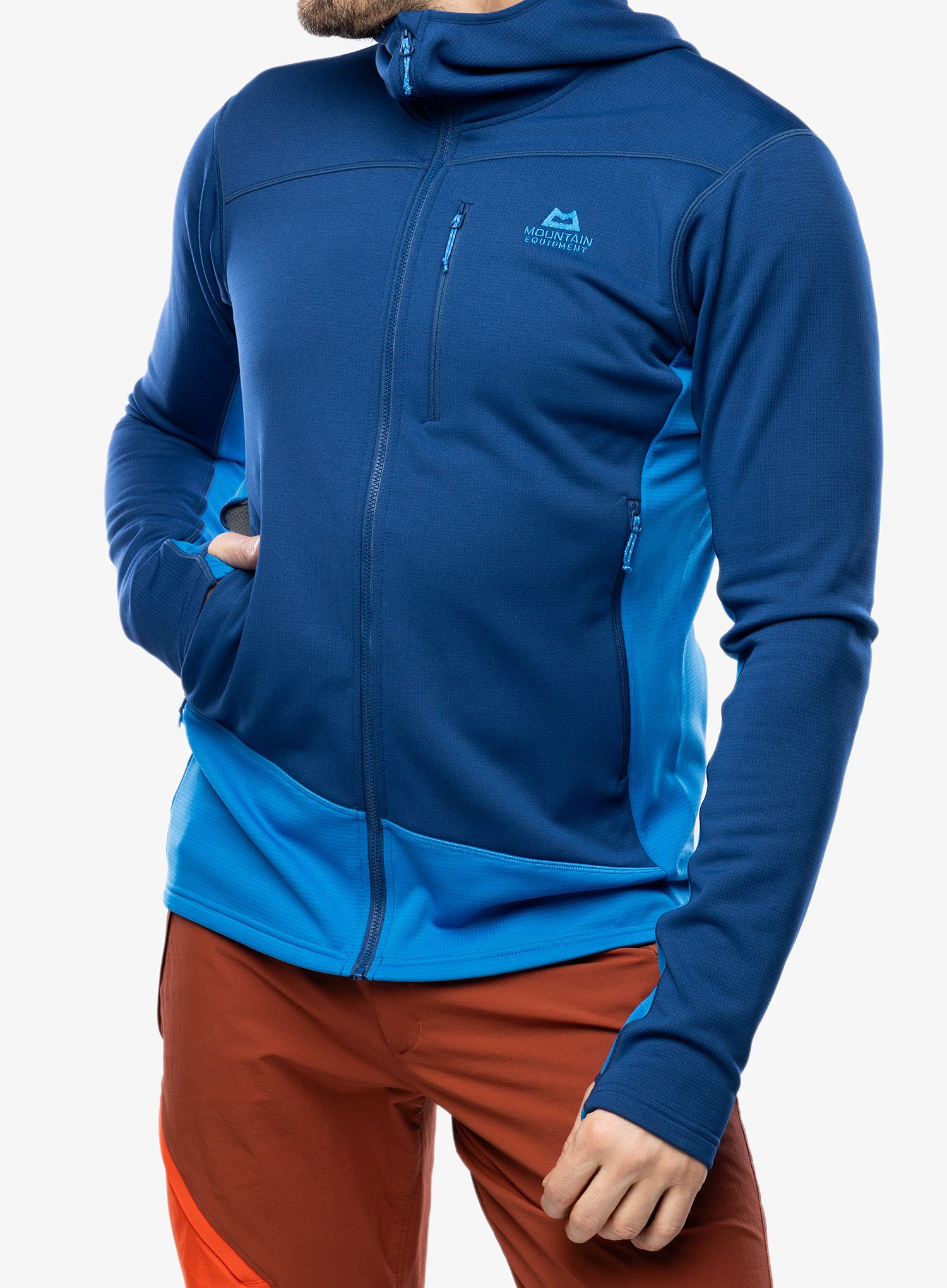 Dukserica na otkopčavanje Mountain Equipment Durian Hooded Jacket - admiral/atlantic