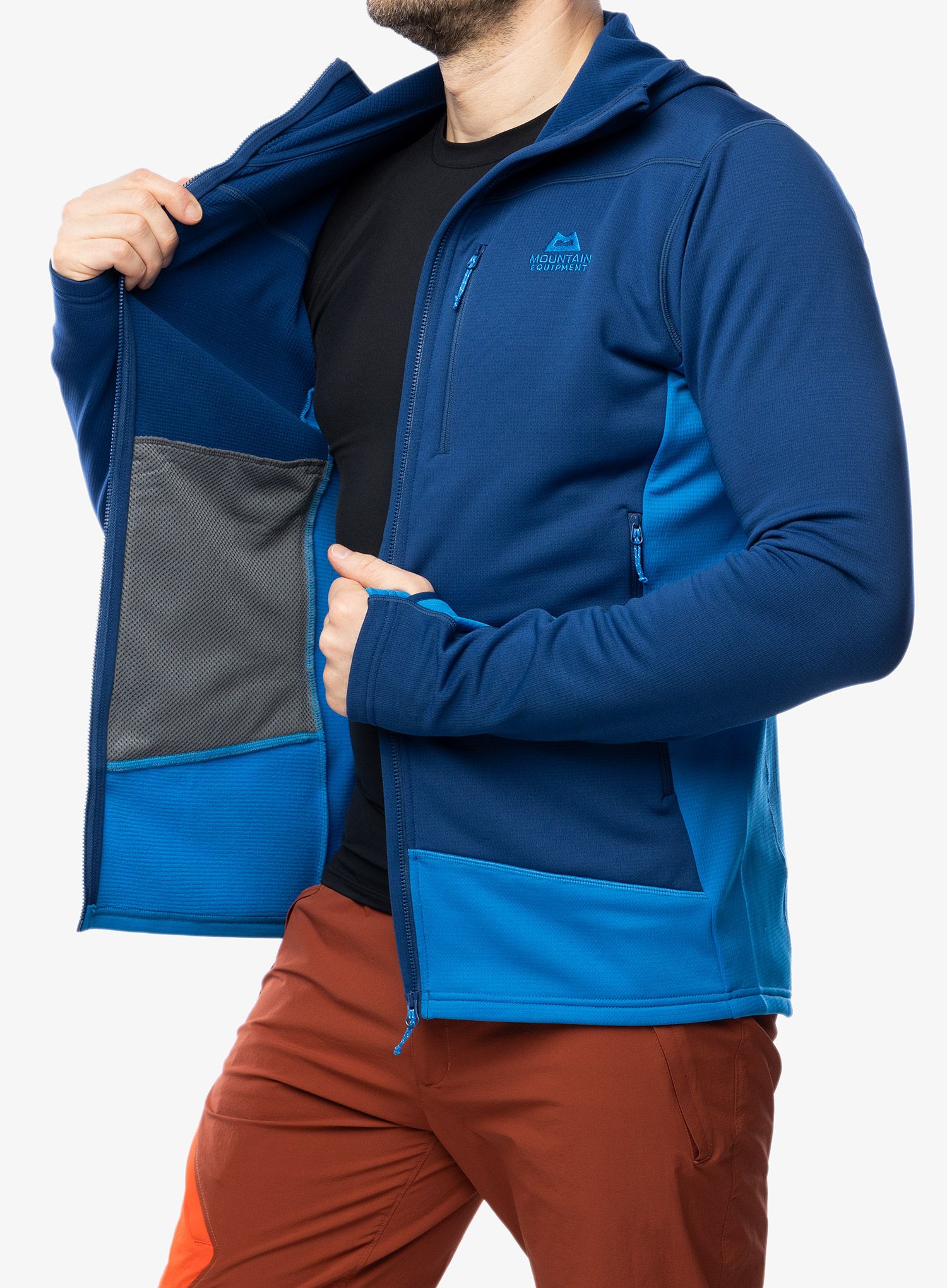 Dukserica na otkopčavanje Mountain Equipment Durian Hooded Jacket - admiral/atlantic