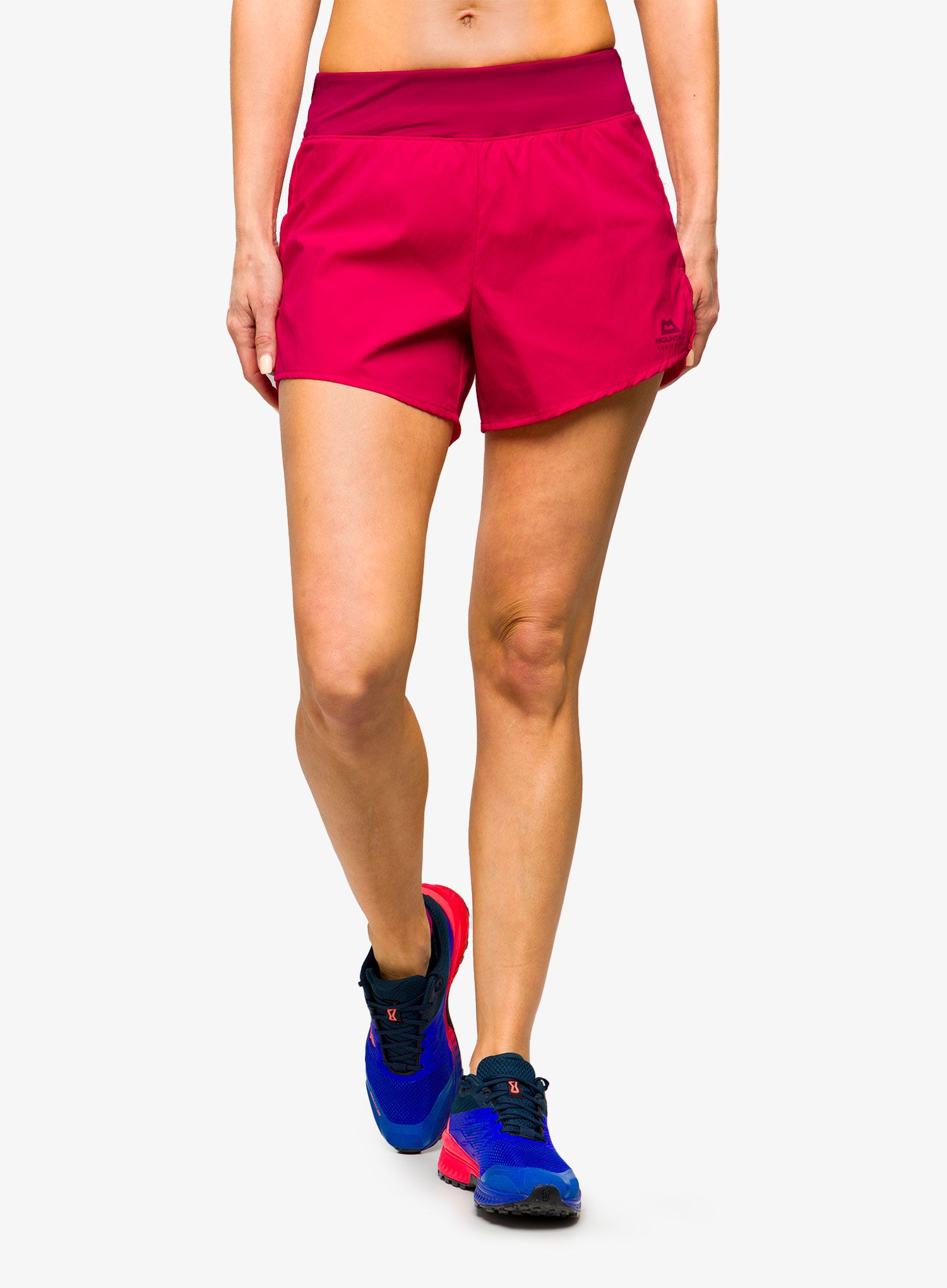 Ženske kratke hlače za trčanje Mountain Equipment Dynamo Twin Short - capsicum red