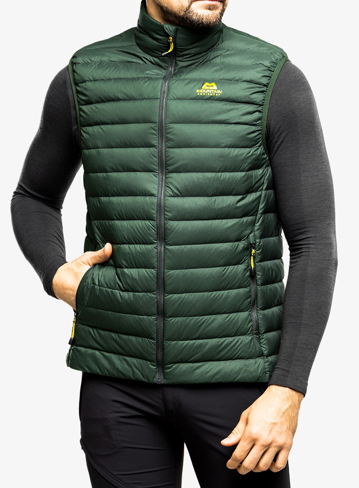 Perjani prsluk Mountain Equipment Earthrise Vest - conifer