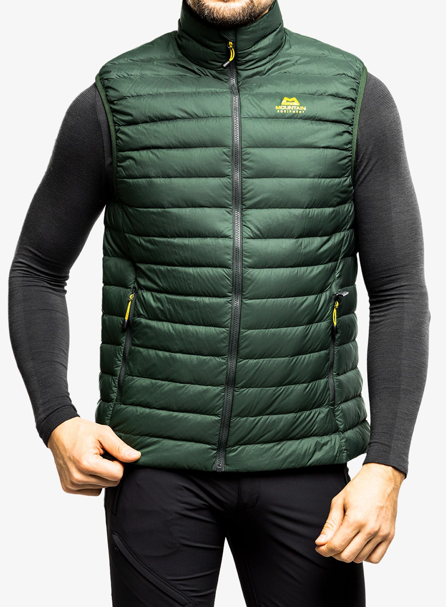 Perjani prsluk Mountain Equipment Earthrise Vest - conifer