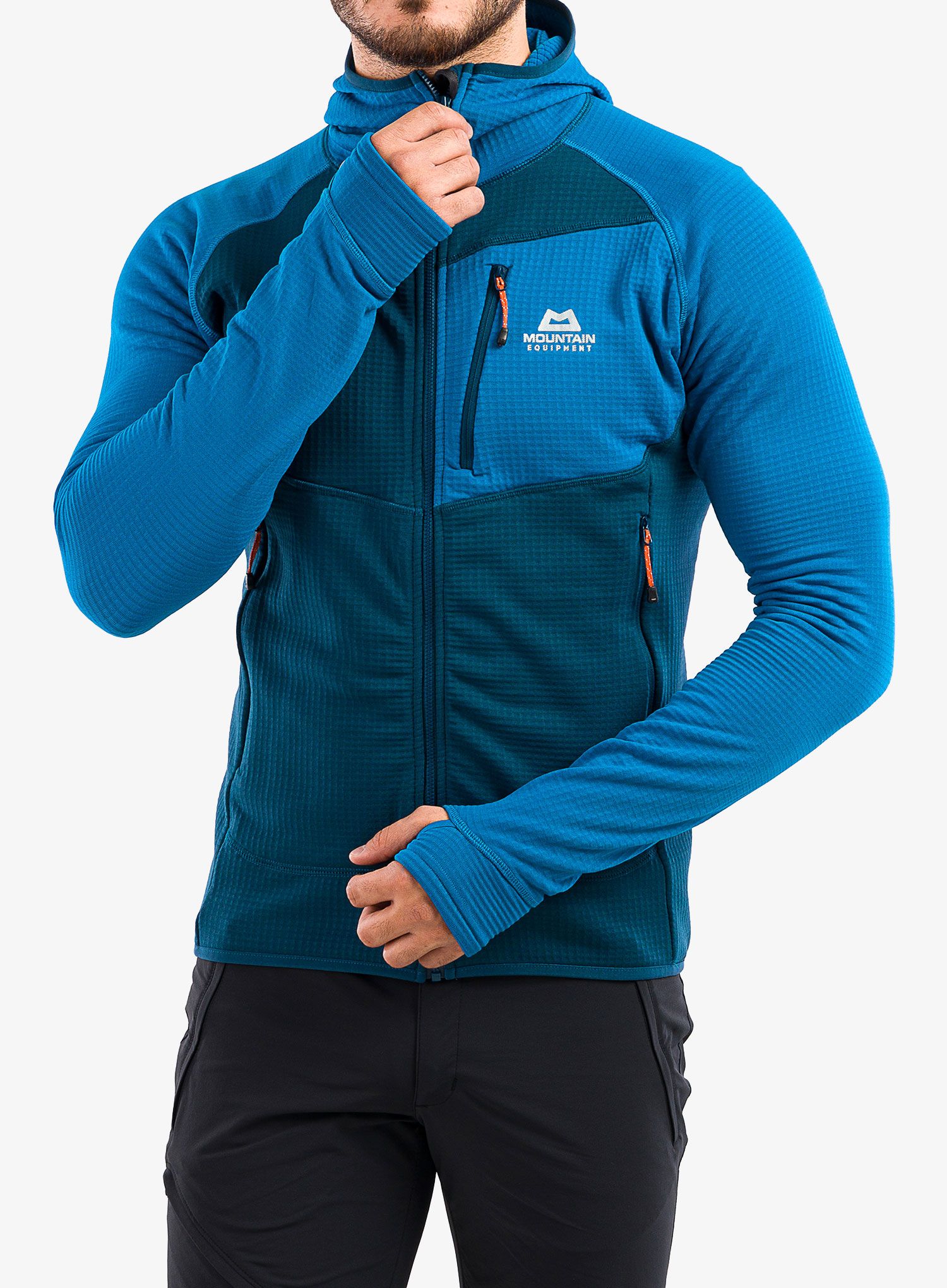 Dukserica na otkopčavanje Mountain Equipment Eclipse Hooded Jacket - majolica/mykonos
